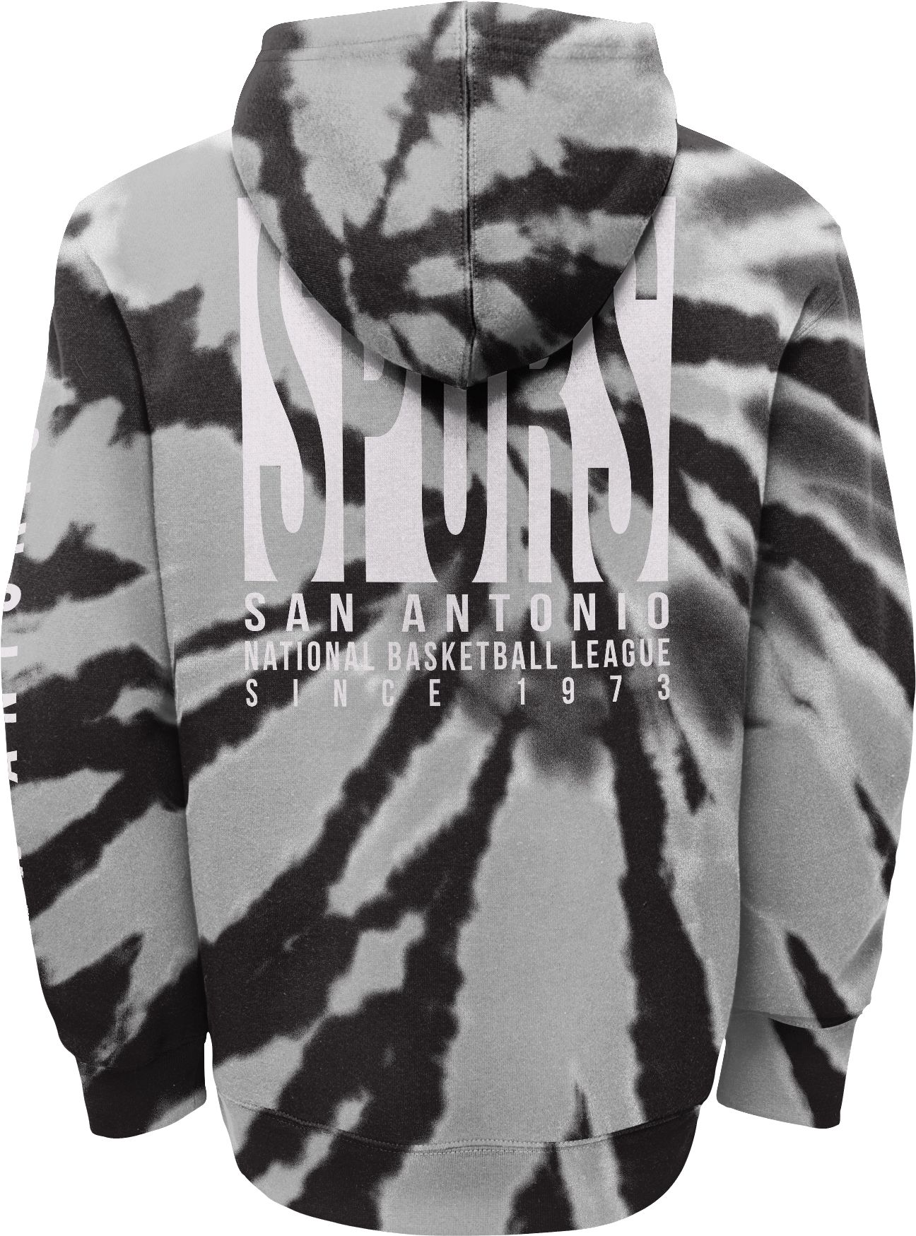 Outerstuff Youth San Antonio Spurs Black Tie Dye Pullover Hoodie product image