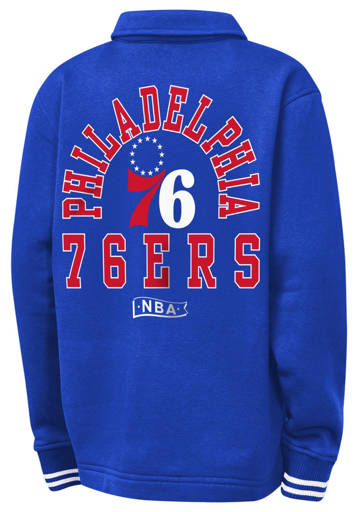 NBA Youth Philadelphia 76ers Blue Coach Jacket product image
