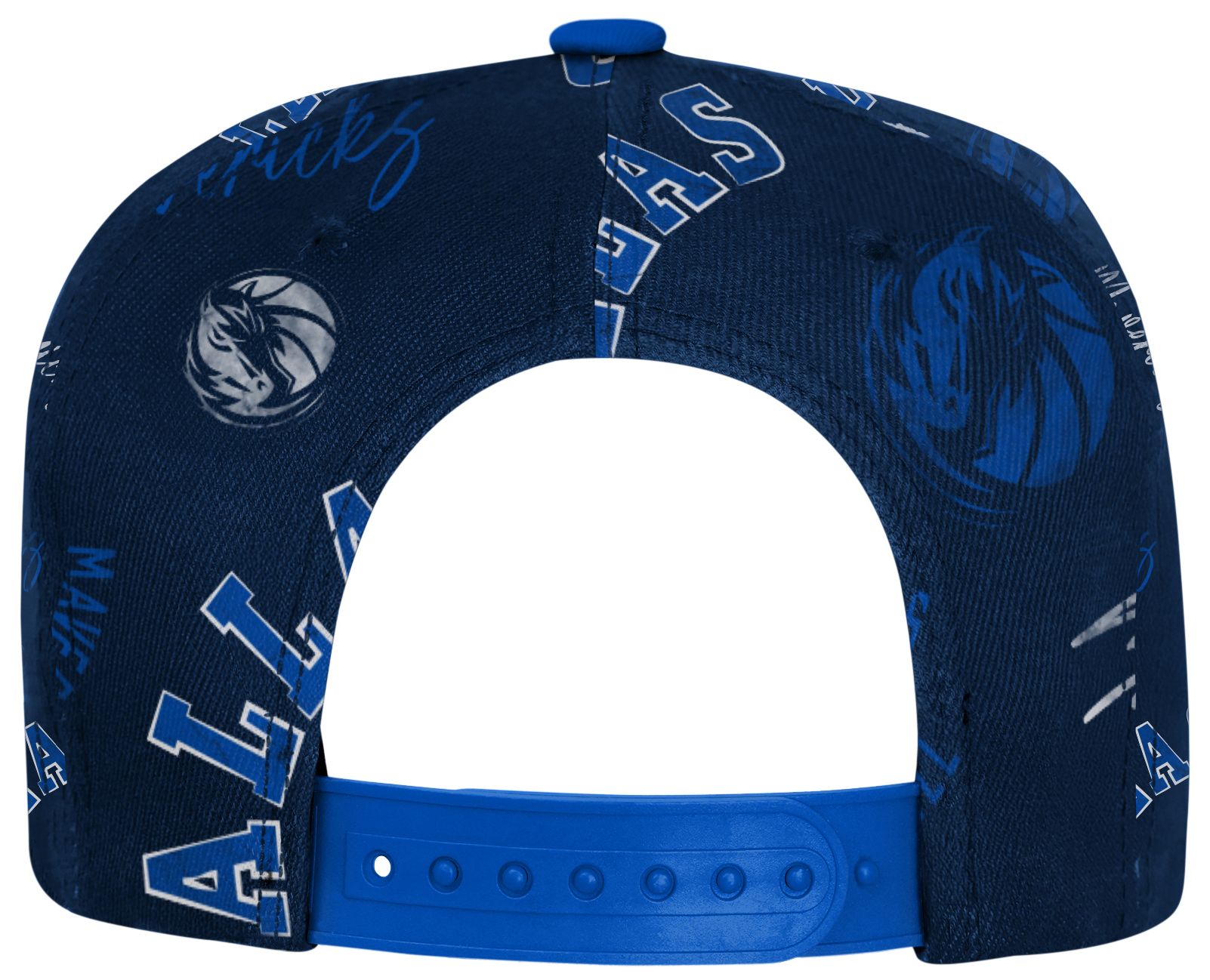 Outerstuff Youth Dallas Mavericks Navy Team Flat Brim Snapback Hat product image