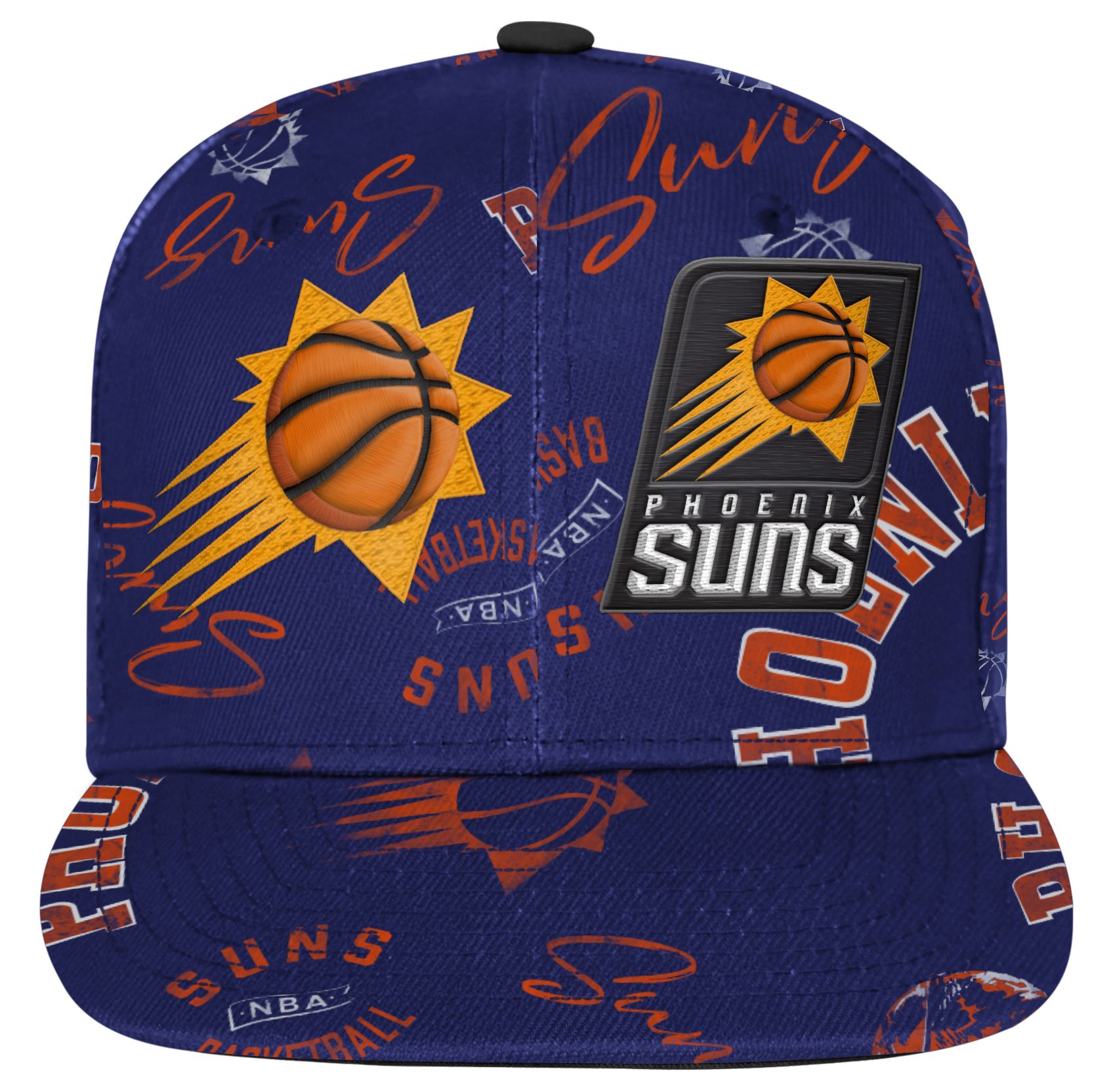 Outerstuff Youth Phoenix Suns Purple Team Flat Brim Snapback Hat product image
