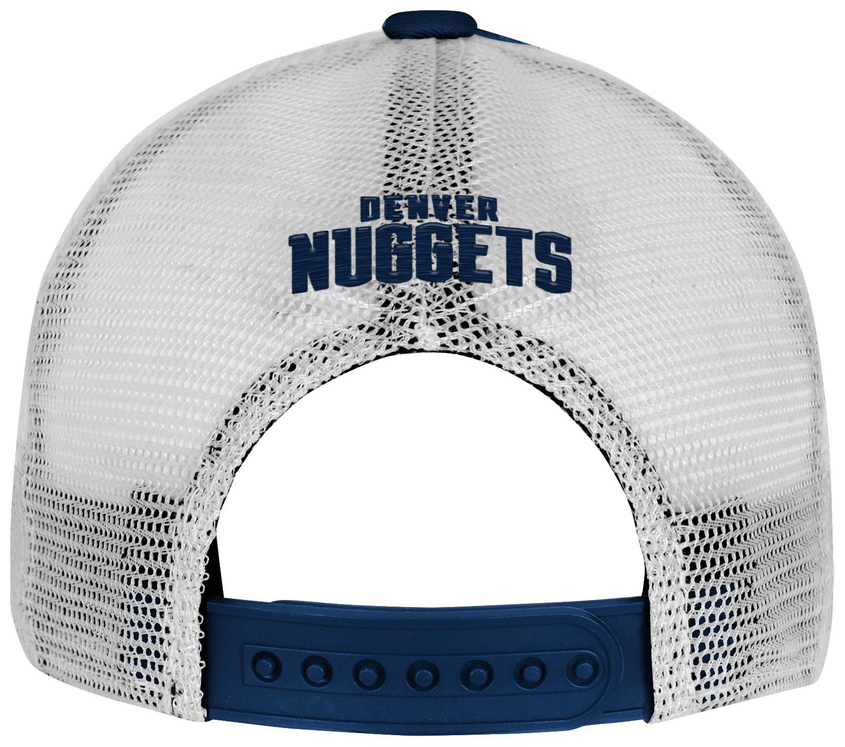 NBA Youth Denver Nuggets Navy High Step Adjustable Trucker Hat product image