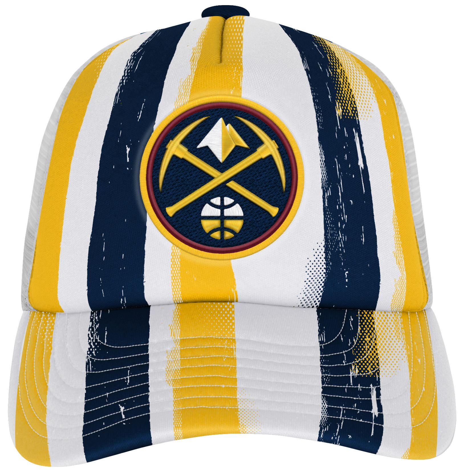 NBA Youth Denver Nuggets Navy High Step Adjustable Trucker Hat product image