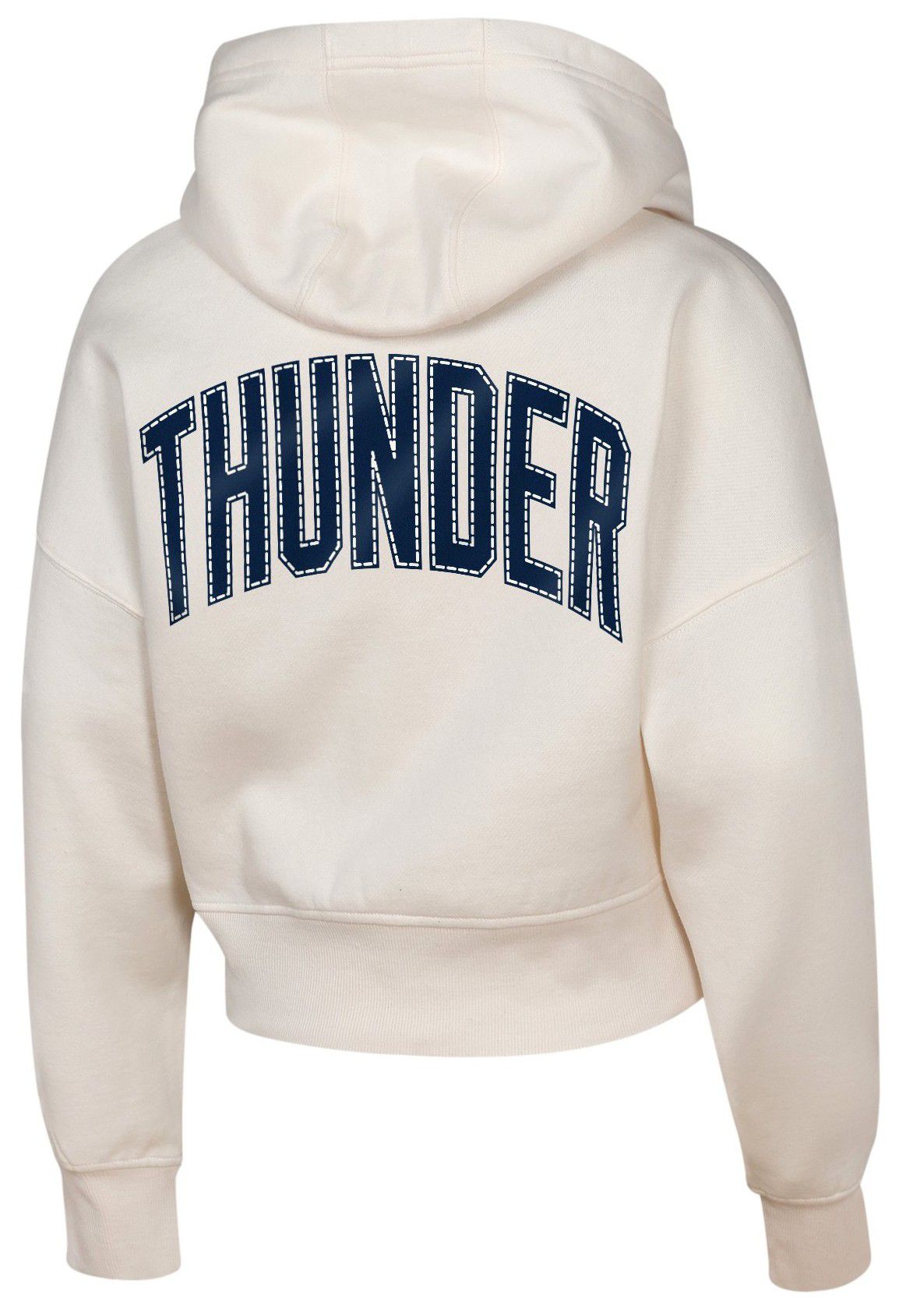 NBA Girls' Oklahoma City Thunder Natural Graphic Franchise Cropped Hoodie product image