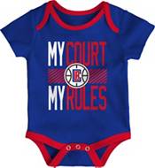 Outerstuff Infant Los Angeles Clippers Blue 3-Piece Onesie Set product image
