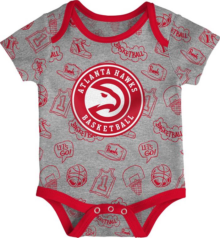Outerstuff Nike Youth Atlanta Hawks Essential Logo T-Shirt, Boys', Large, Red