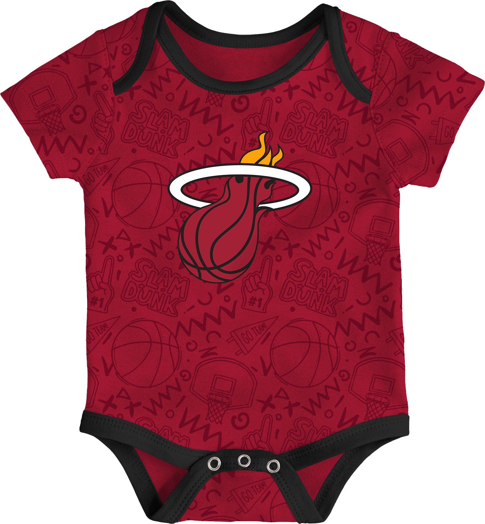 Outerstuff Infant Miami Heat 3pc Creeper Set