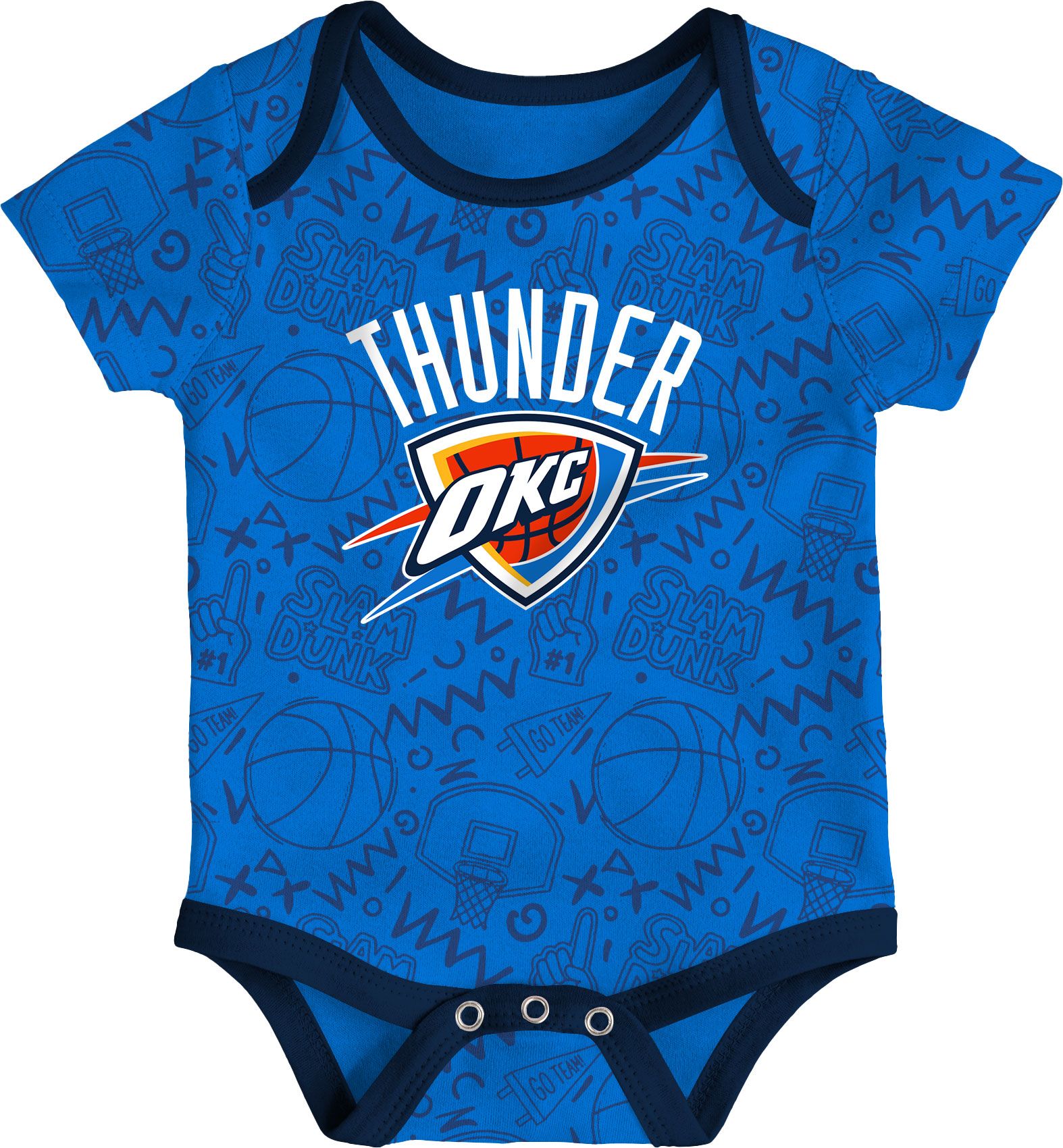 Outerstuff Infant Oklahoma City Thunder 3pc Creeper Set