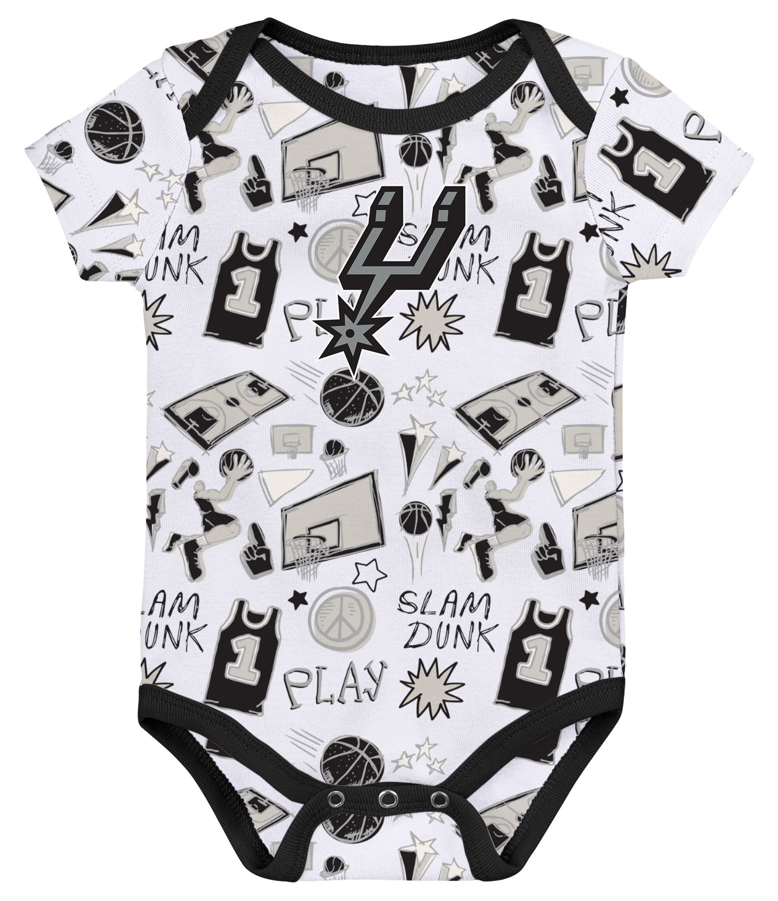 Nike Infant San Antonio Spurs 3 Piece Play Ball Creeper Set Dick's
