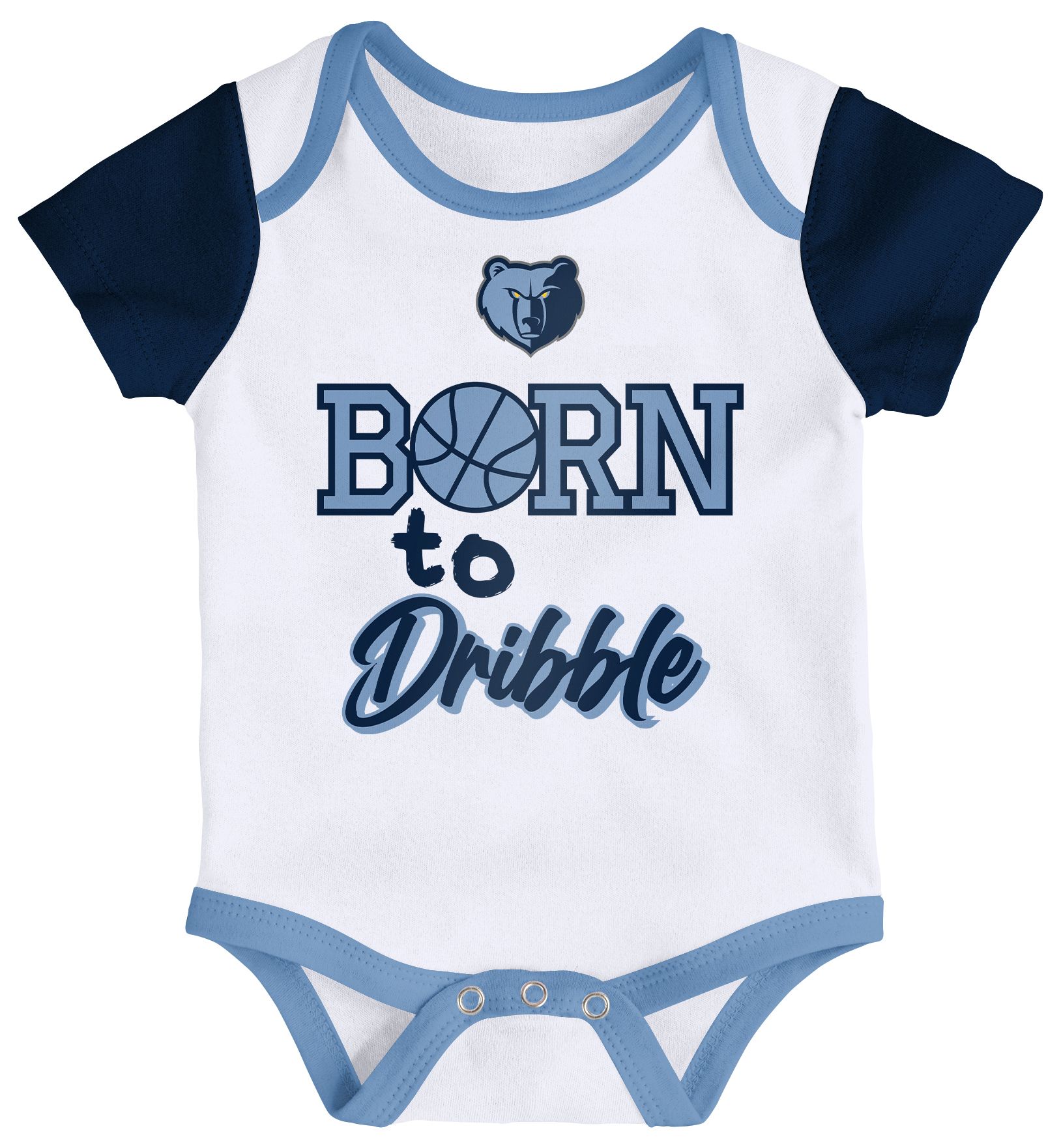 NBA Infant Memphis Grizzlies White Born To Hoop Creeper Set product image