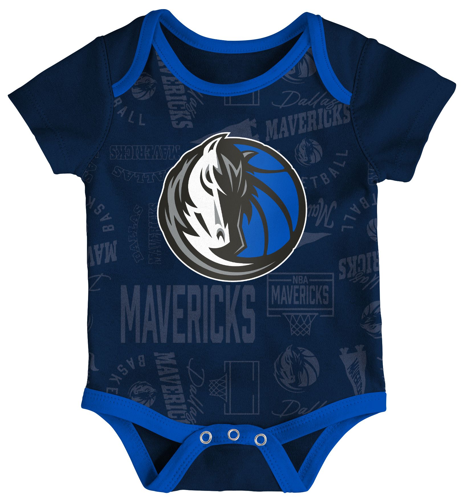 NBA Infant Dallas Mavericks White Born To Hoop Creeper Set product image