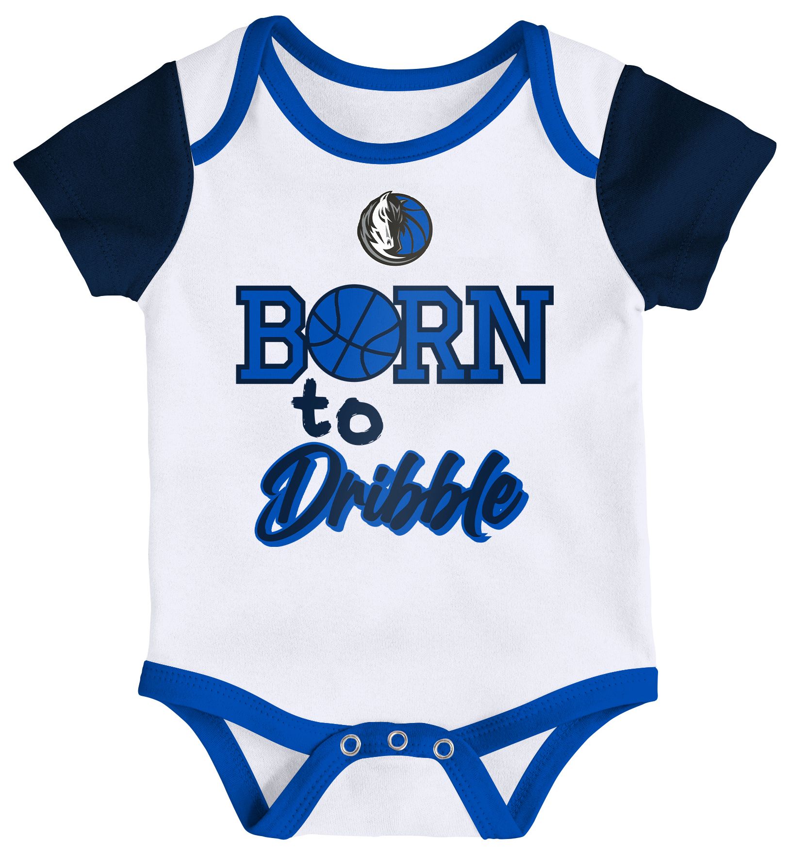 NBA Infant Dallas Mavericks White Born To Hoop Creeper Set product image