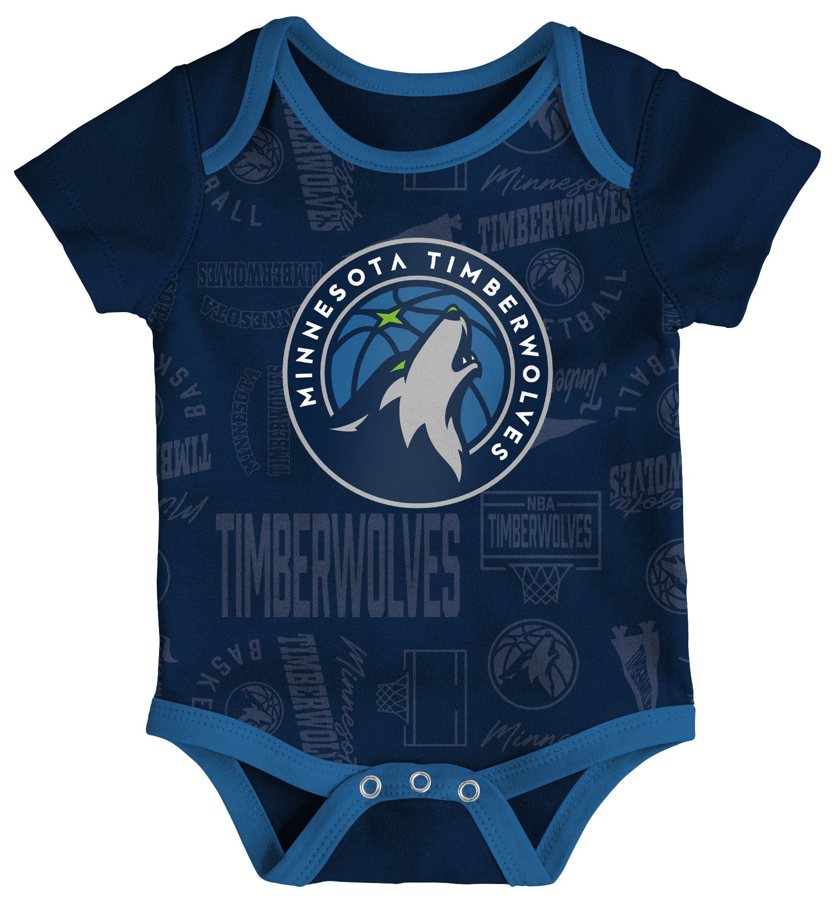 NBA Infant Minnesota Timberwolves Born To Hoop Creeper Set product image