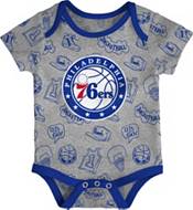 Outerstuff Newborn Philadelphia 76ers Blue 3-Piece Onesie Set product image