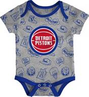 Outerstuff Newborn Detroit Pistons Blue 3-Piece Onesie Set product image