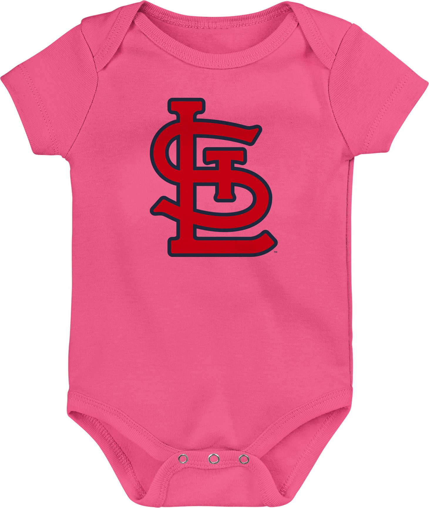 MLB Team Apparel Infant St. Louis Cardinals Multicolor 3-Piece Creeper product image