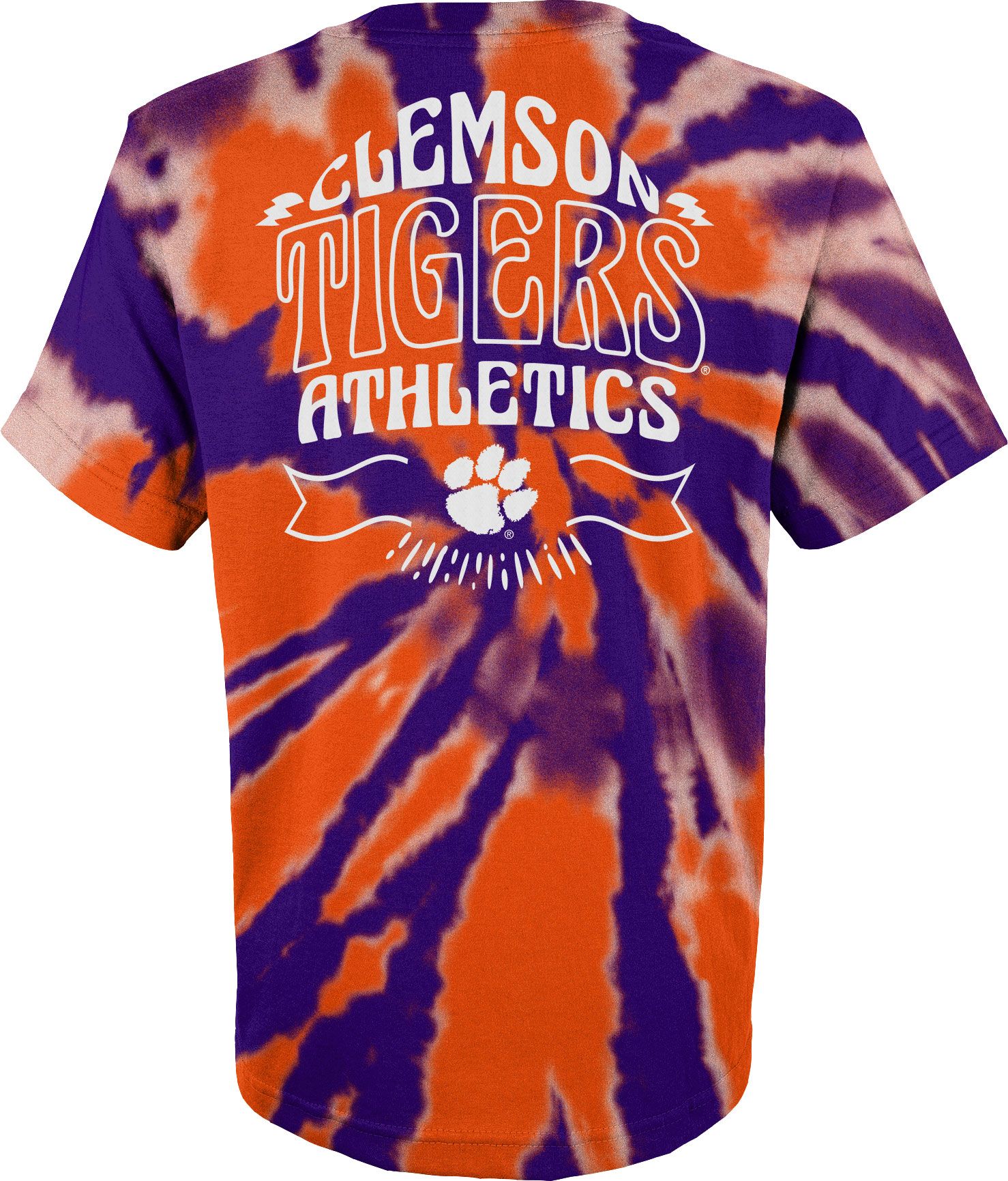 Gen2 Youth Clemson Tigers Orange Tie Dye T-Shirt product image