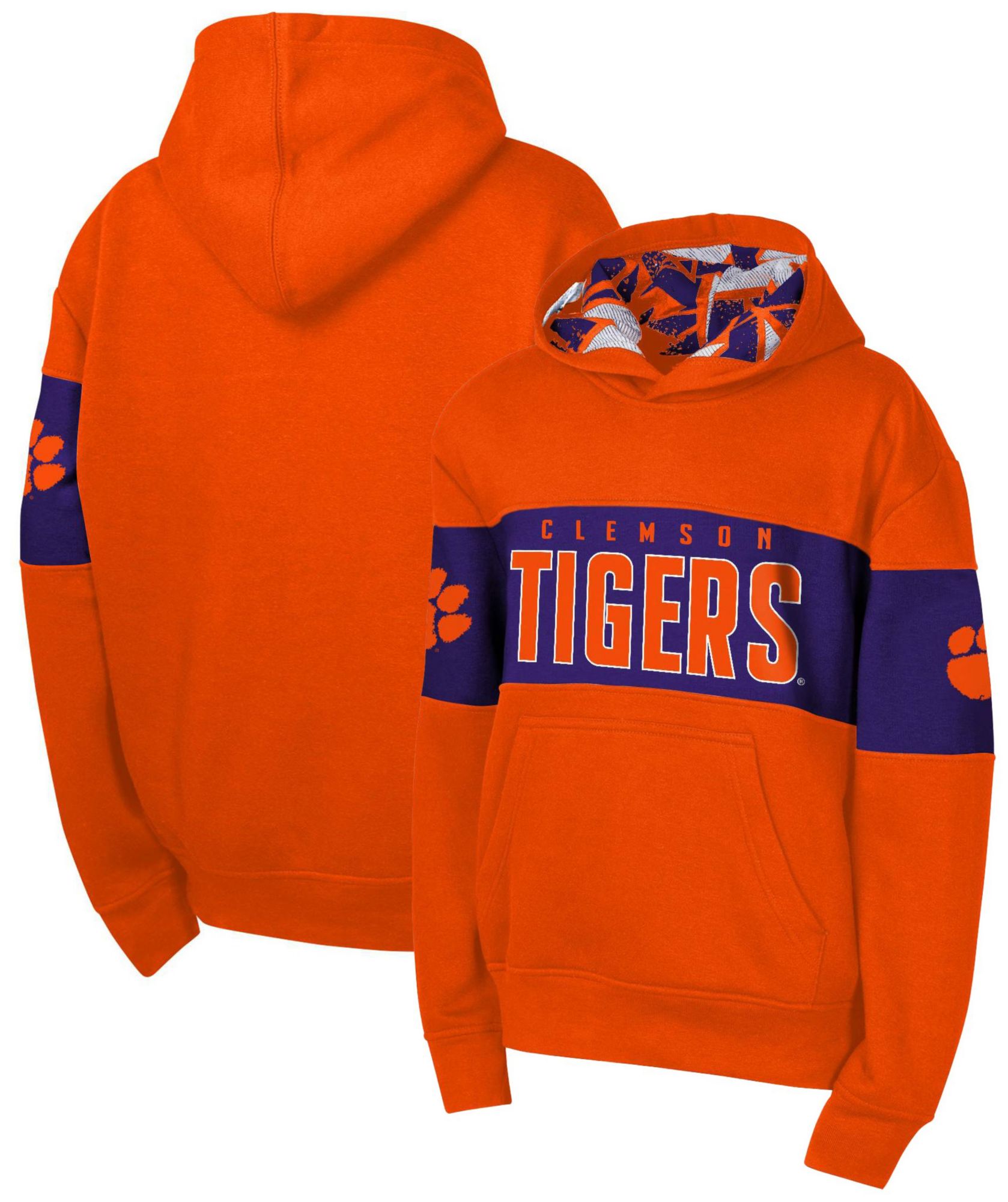 Gen2 Youth Clemson Tigers Orange Red Zone Pullover Hoodie product image