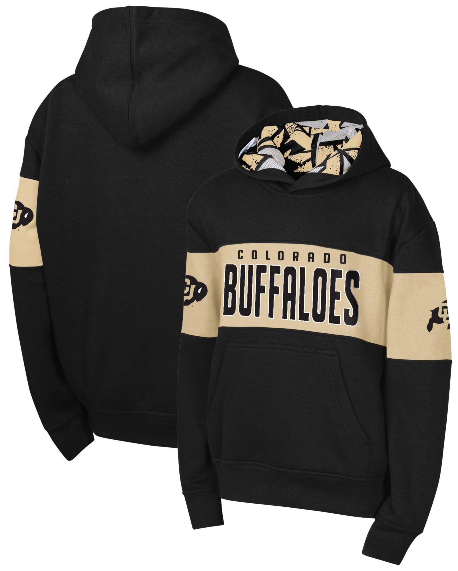 Gen2 Youth Colorado Buffaloes Black Red Zone Pullover Hoodie product image
