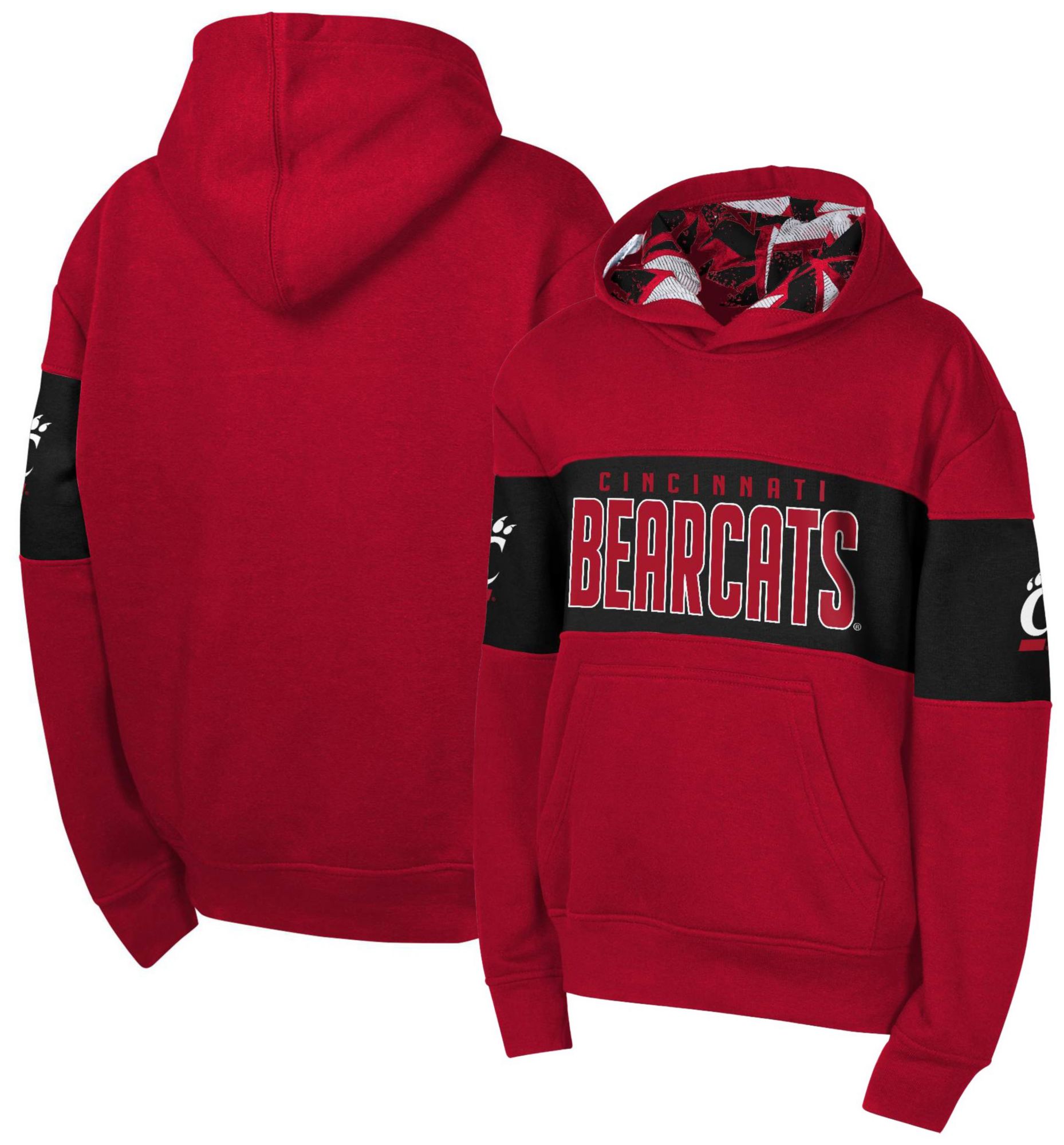Gen2 Youth Cincinnati Bearcats Dark Red Red Zone Pullover Hoodie product image
