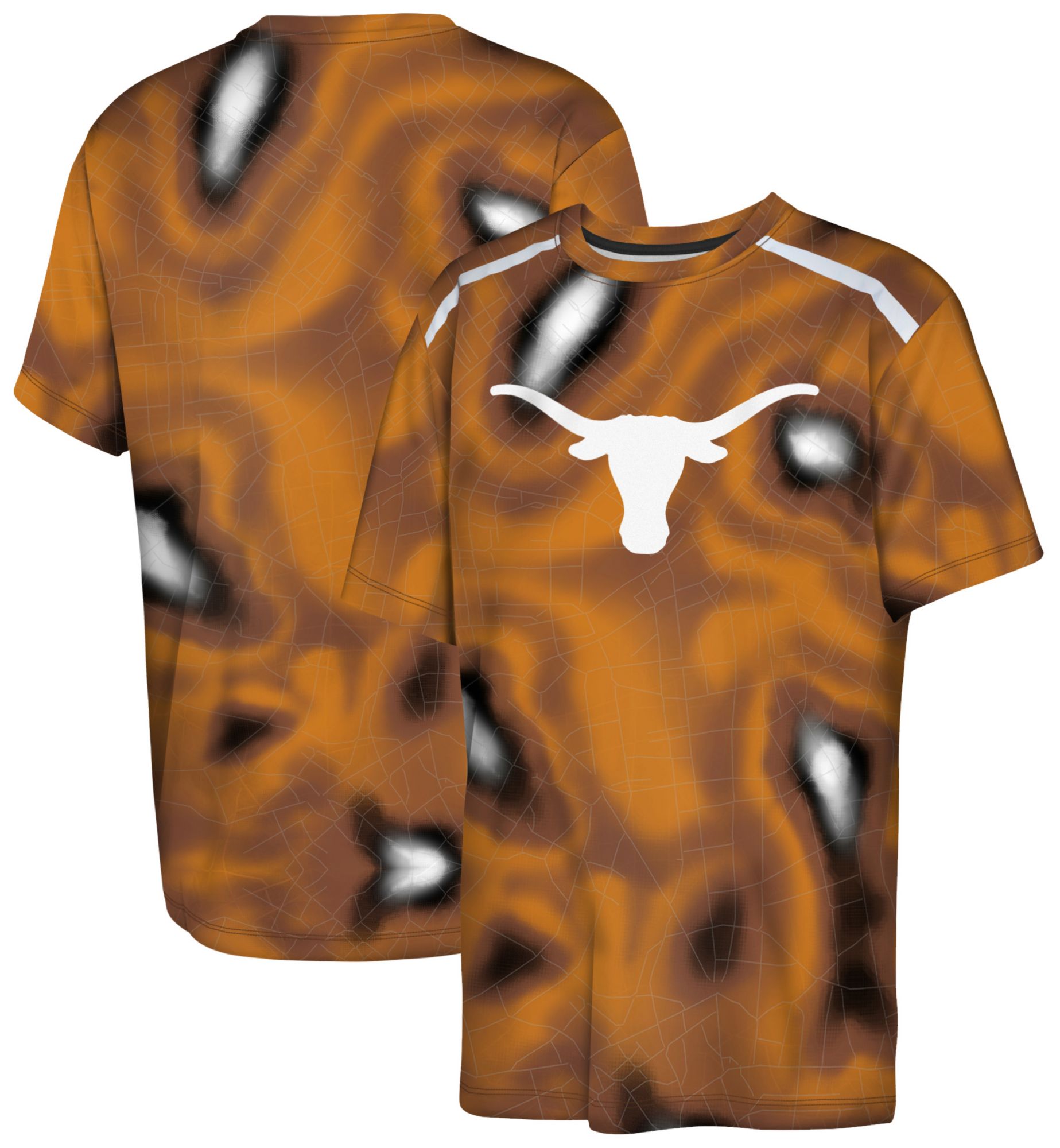 Gen2 Youth Texas Longhorns Black Endzone Short Sleeve T-Shirt product image