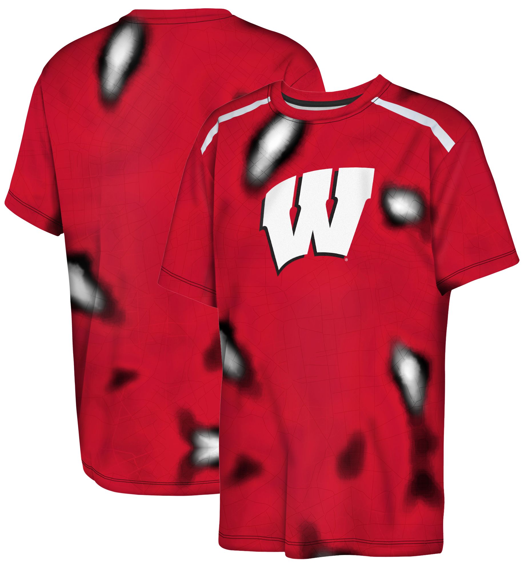 Gen2 Youth Wisconsin Badgers Red Endzone Short Sleeve T-Shirt product image