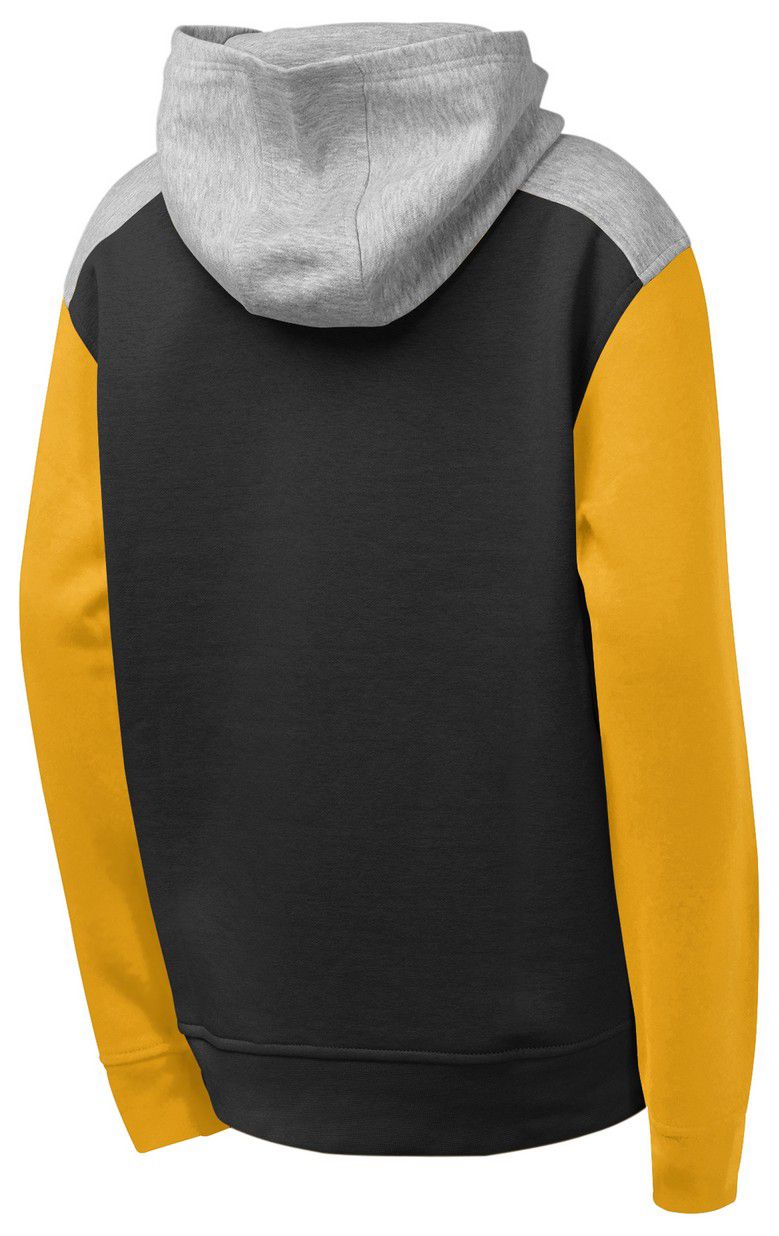 Gen2 Youth Iowa Hawkeyes Black/Gold Red Zone Pullover Hoodie product image