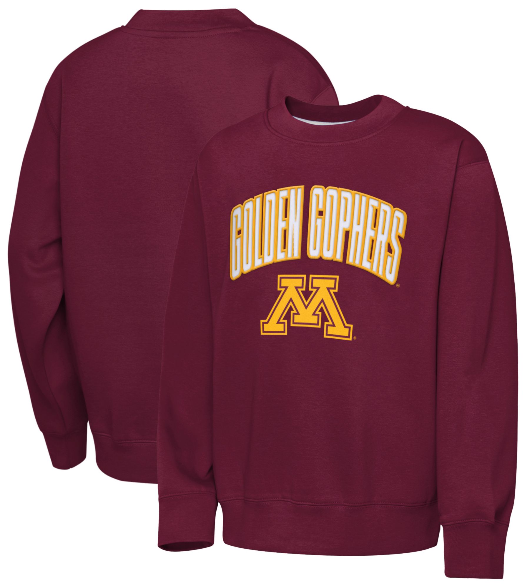 Gen2 Youth Minnesota Golden Gophers Team Red Place Kicker Crew Pullover Sweatshirt product image