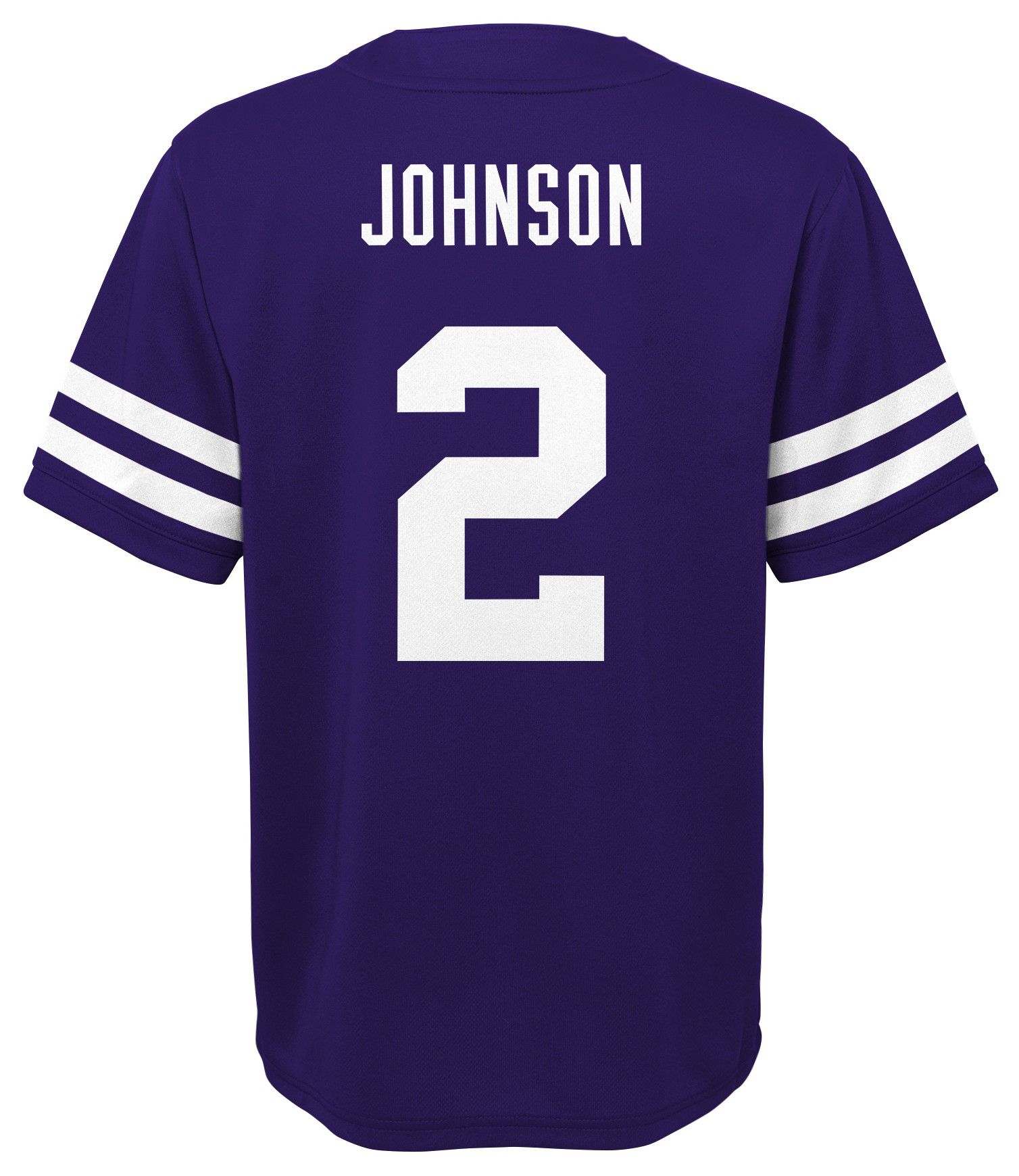 NCAA Youth Kansas State Wildcats Avery Johnson #2 Court Purple Jersey product image