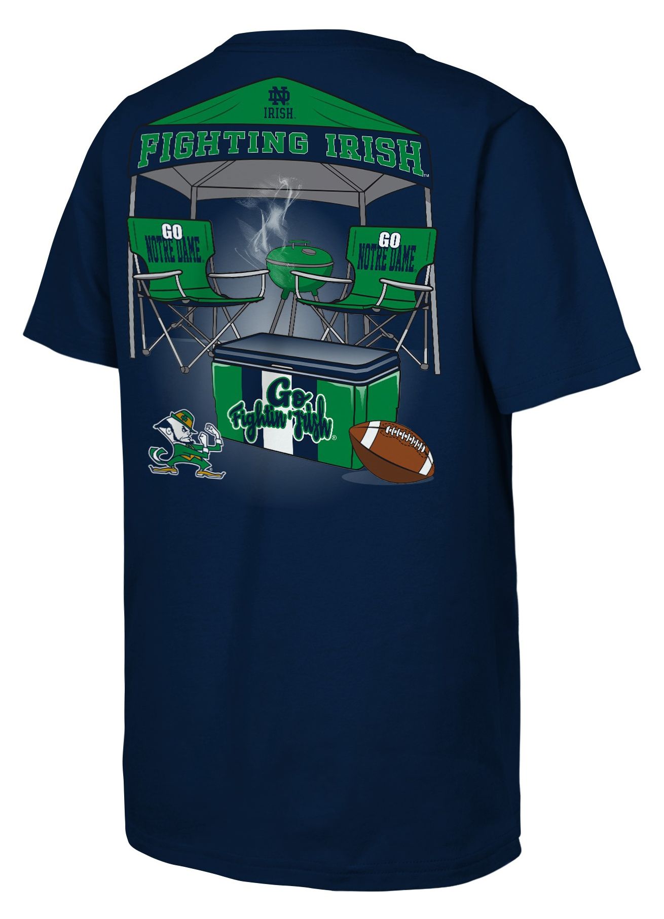 NCAA Youth Notre Dame Fighting Irish Black Tailgater T-Shirt