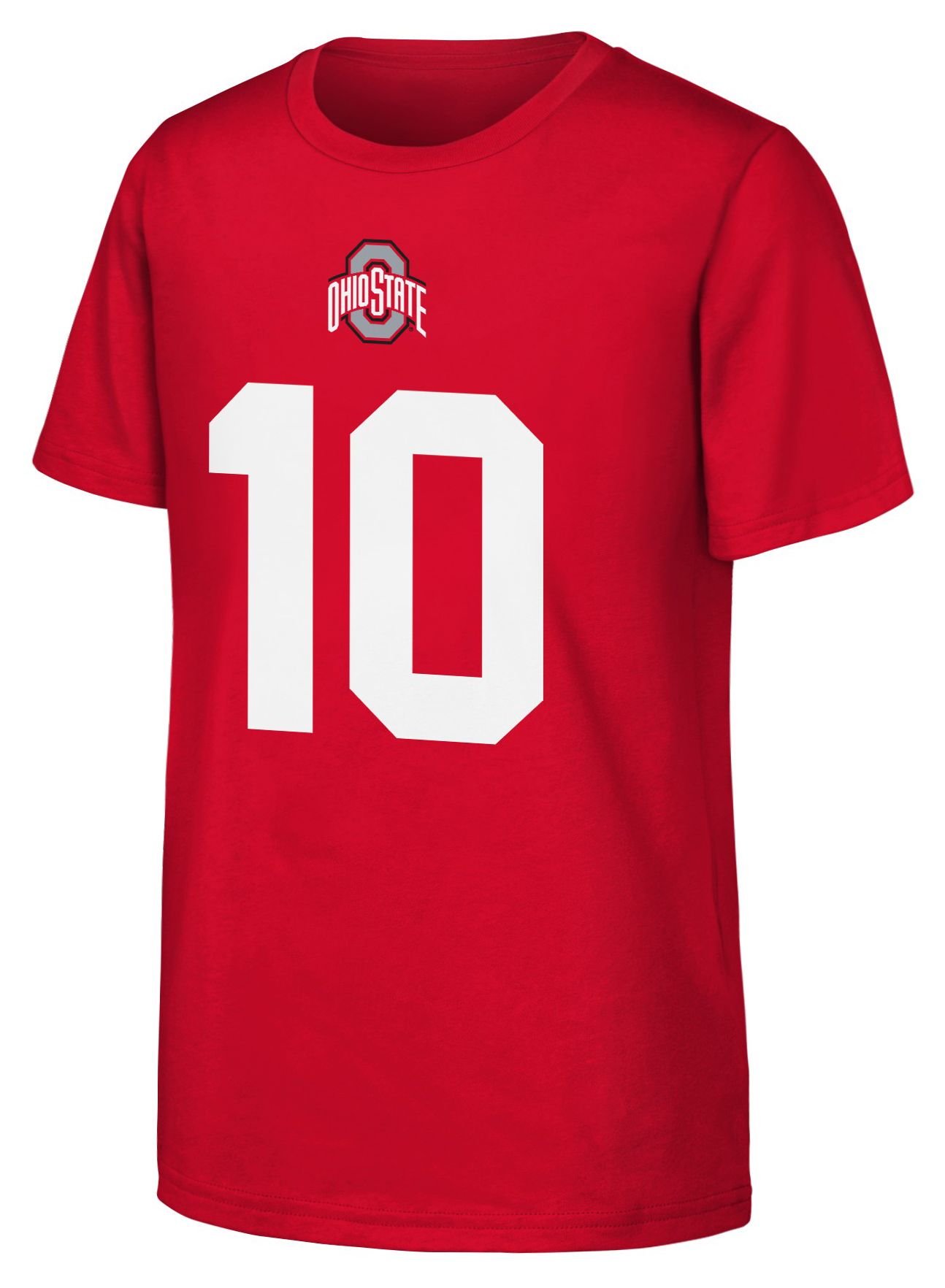 NCAA Youth Ohio State Buckeyes Julian Sayin Red T-Shirt product image