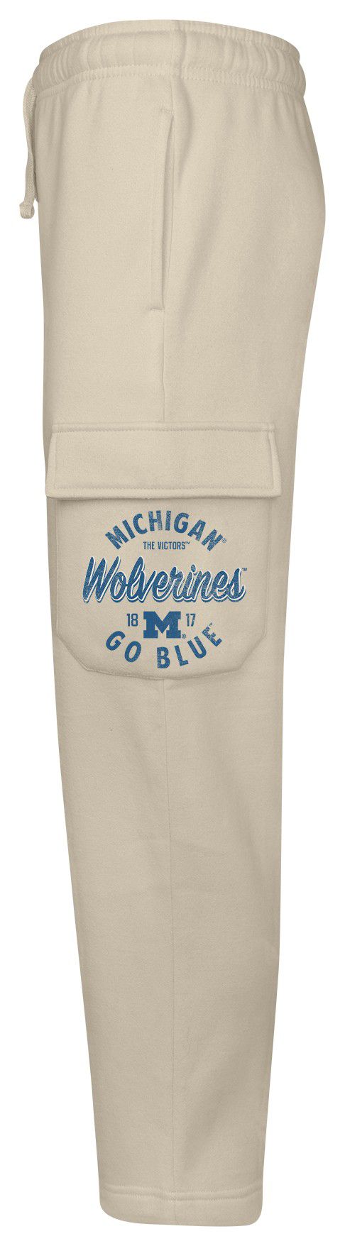 Gen2 Youth Michigan Wolverines Off White Fleece Pants product image