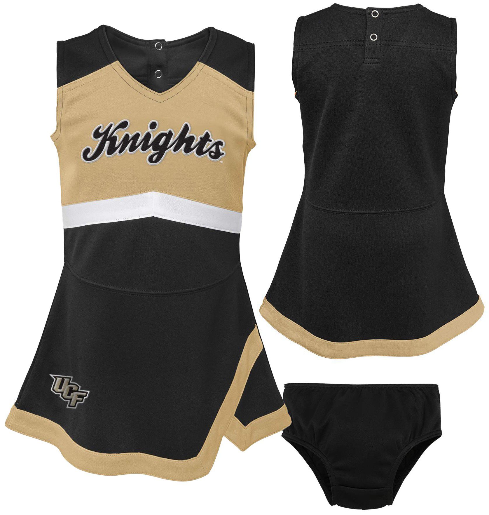 Gen2 Girls' UCF Knights Black Cheer Dress product image