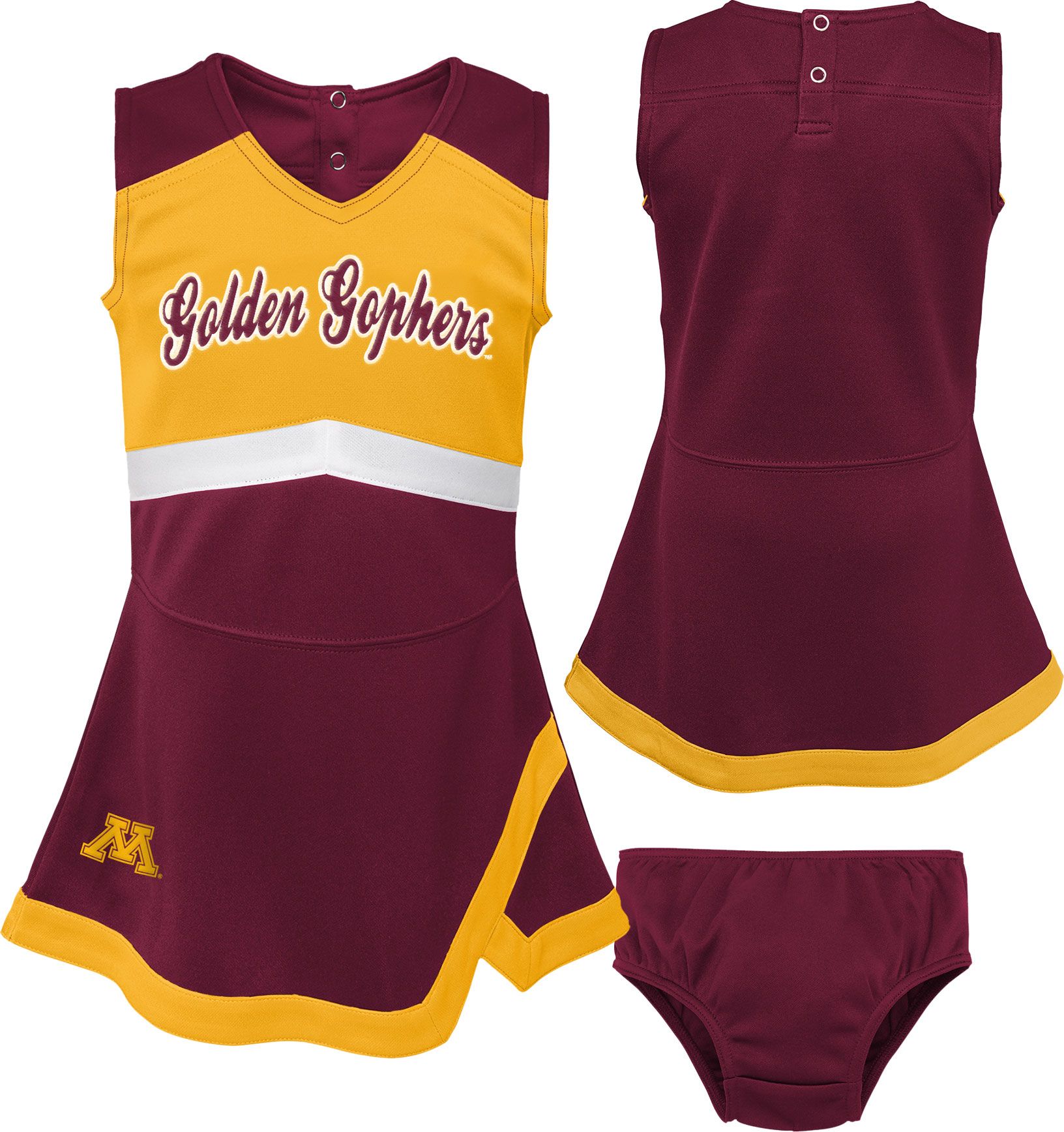 Gen2 Girls' Minnesota Golden Gophers Maroon Cheer Dress