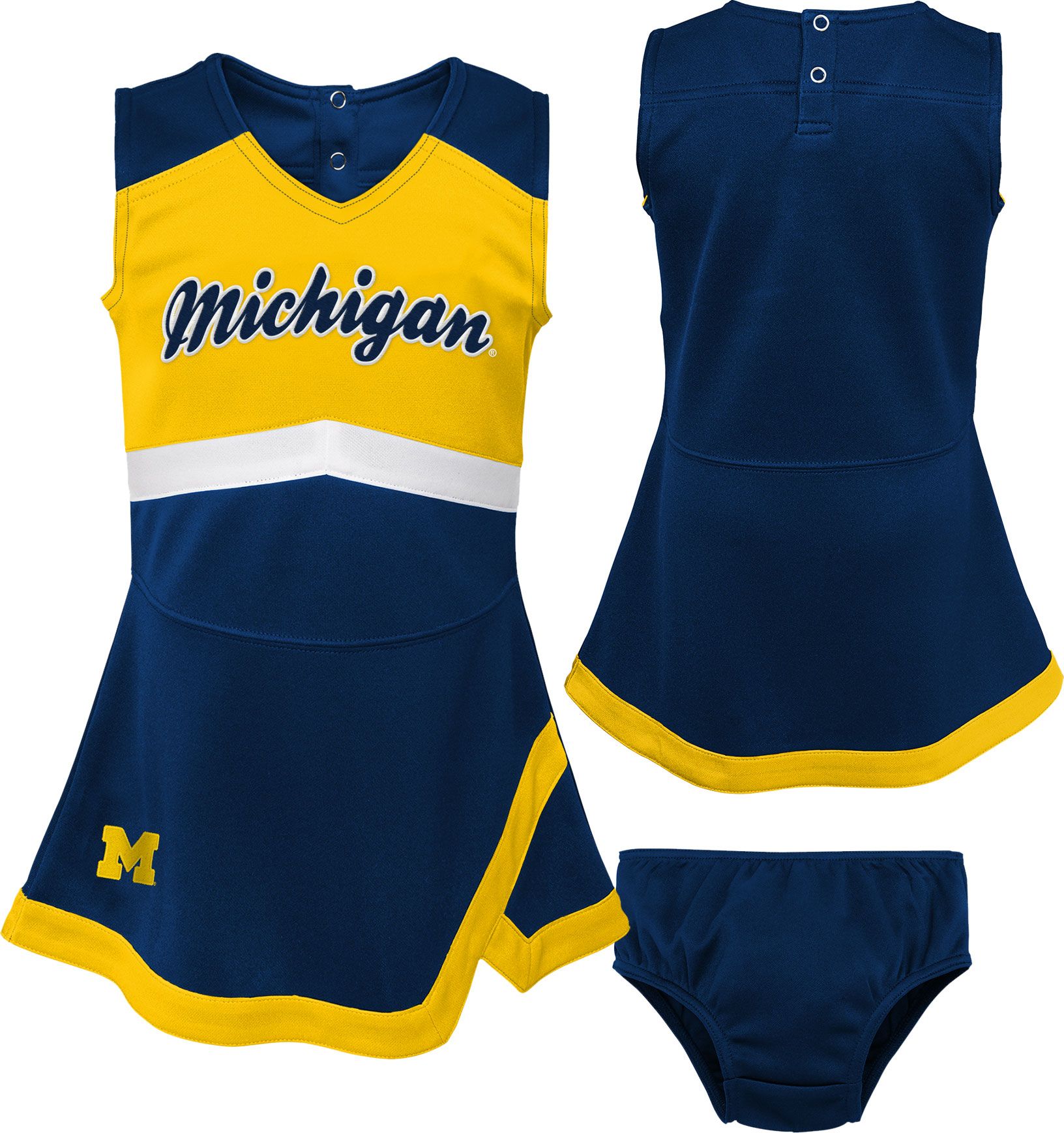 Gen2 Girls' Michigan Wolverines Blue Cheer Dress product image