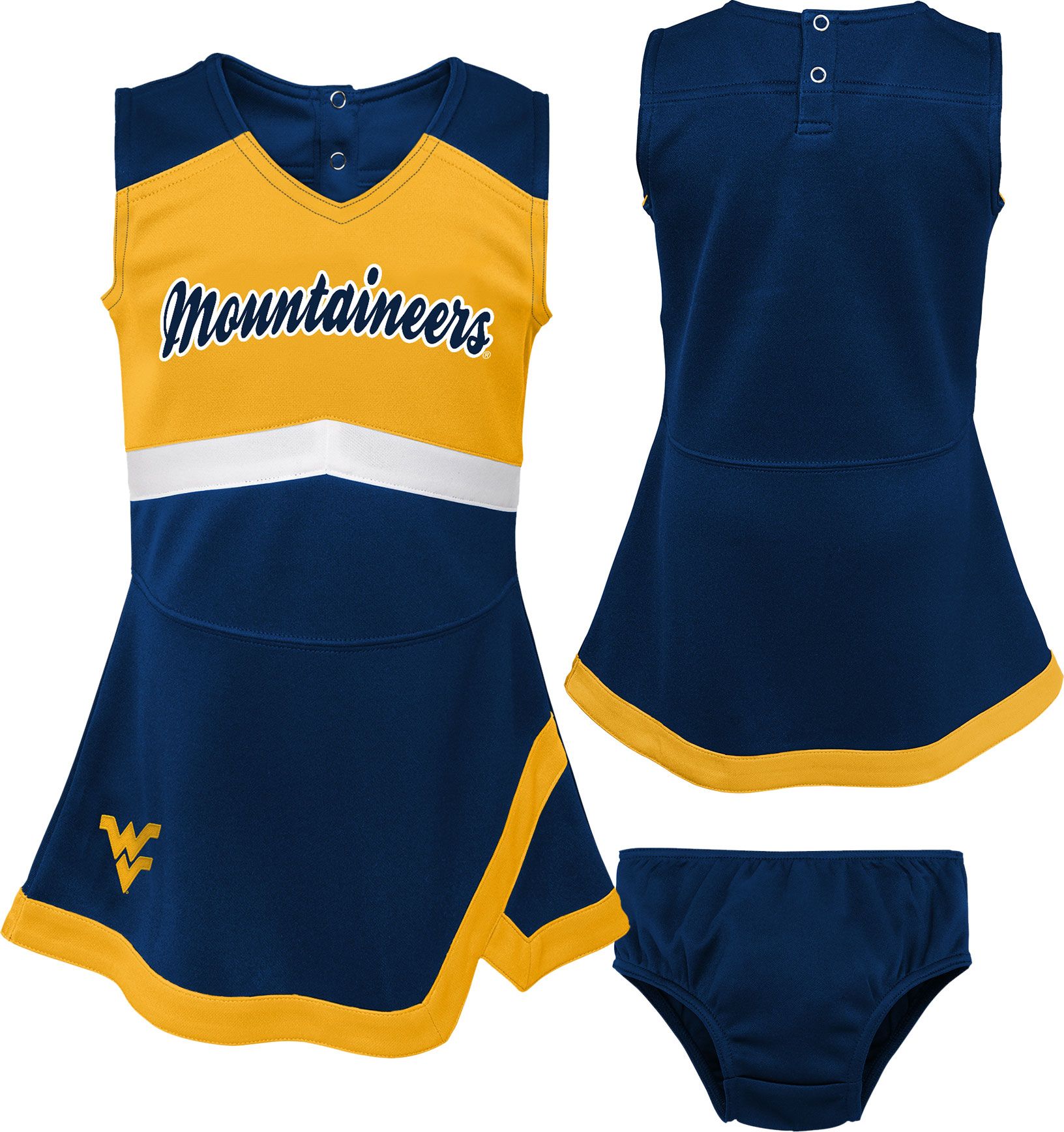Gen2 Girls' West Virginia Mountaineers Blue Cheer Dress product image