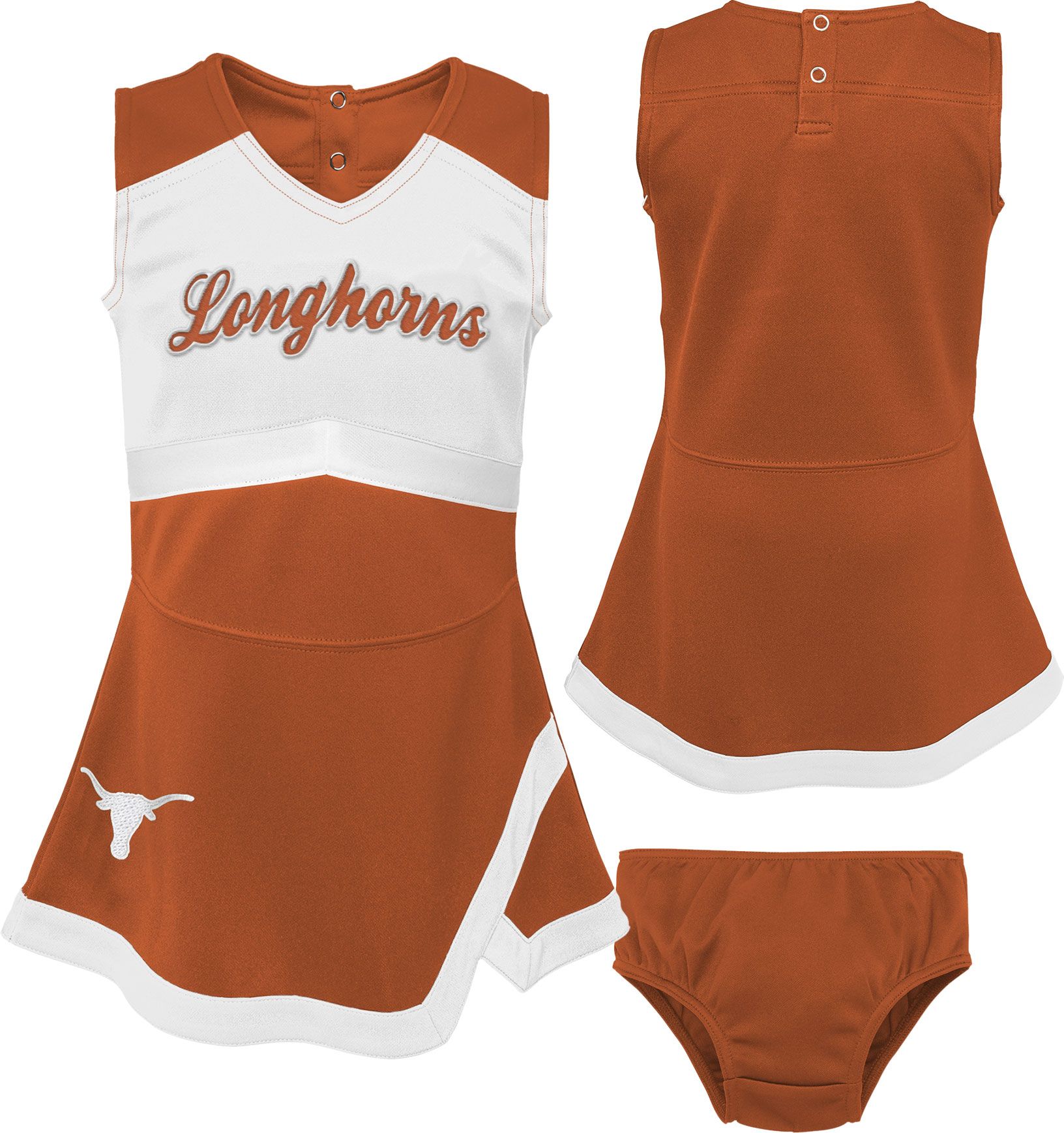 Gen2 Girls' Texas Longhorns Burnt Orange Cheer Dress product image