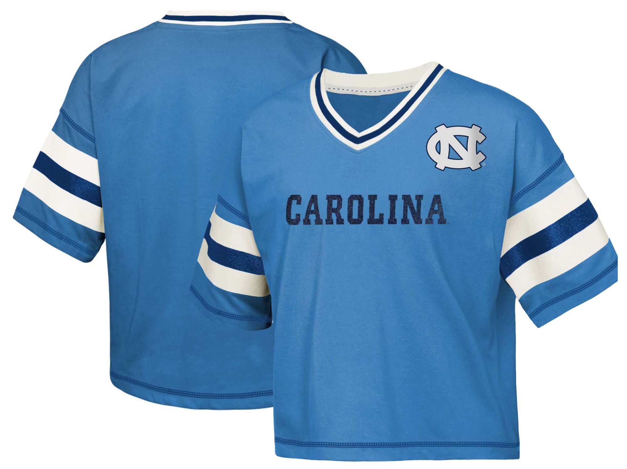 Gen2 Girls' North Carolina Tar Heels Coast Grid Iron Short Sleeve T-Shirt product image