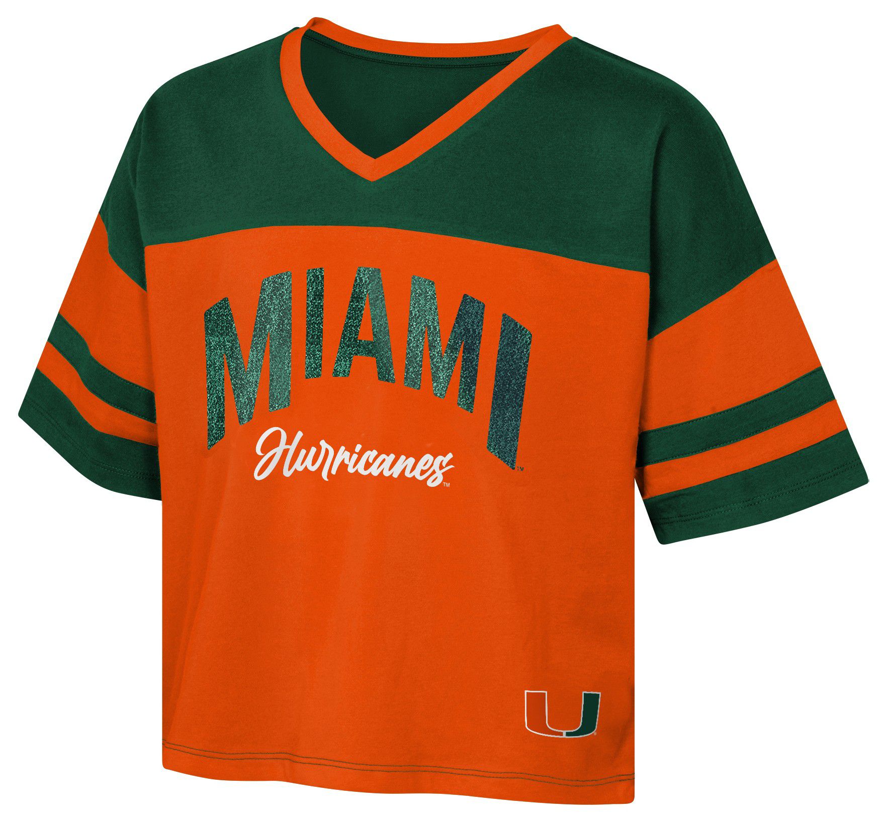 Gen2 Girls' Miami Hurricanes Hunter Jersey T-Shirt product image