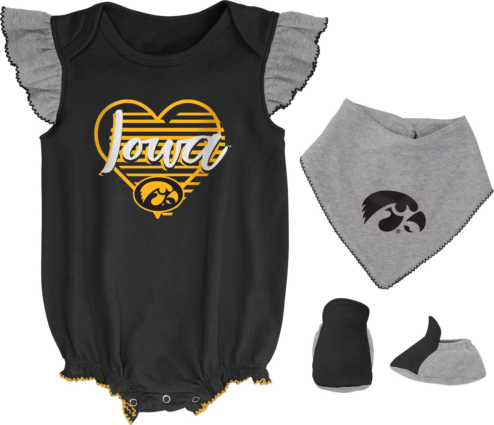 Gen2 Infant Iowa Hawkeyes Black Creeper product image