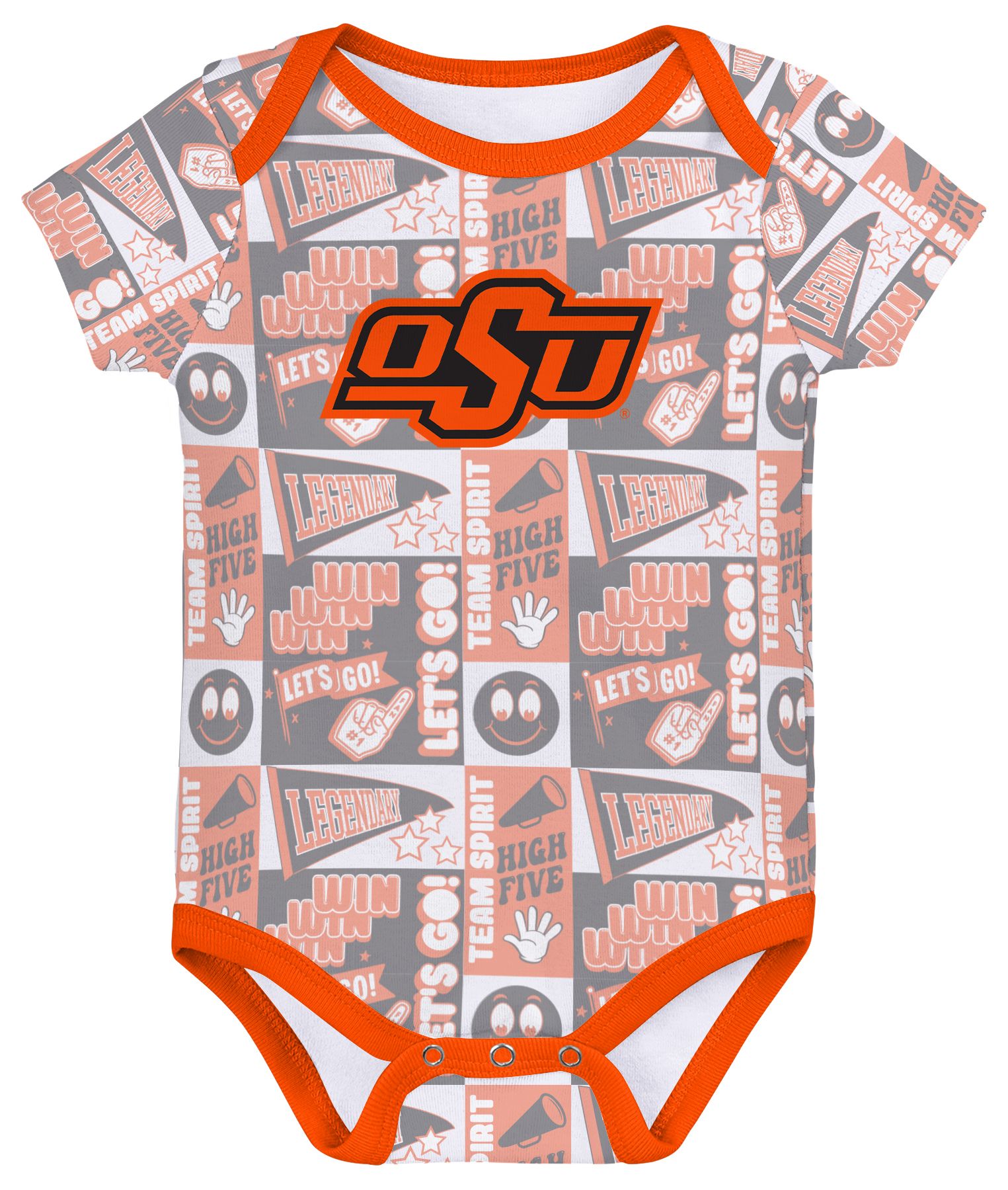 Gen2 Infant Oklahoma State Cowboys Comics 3-Piece Creeper Set product image