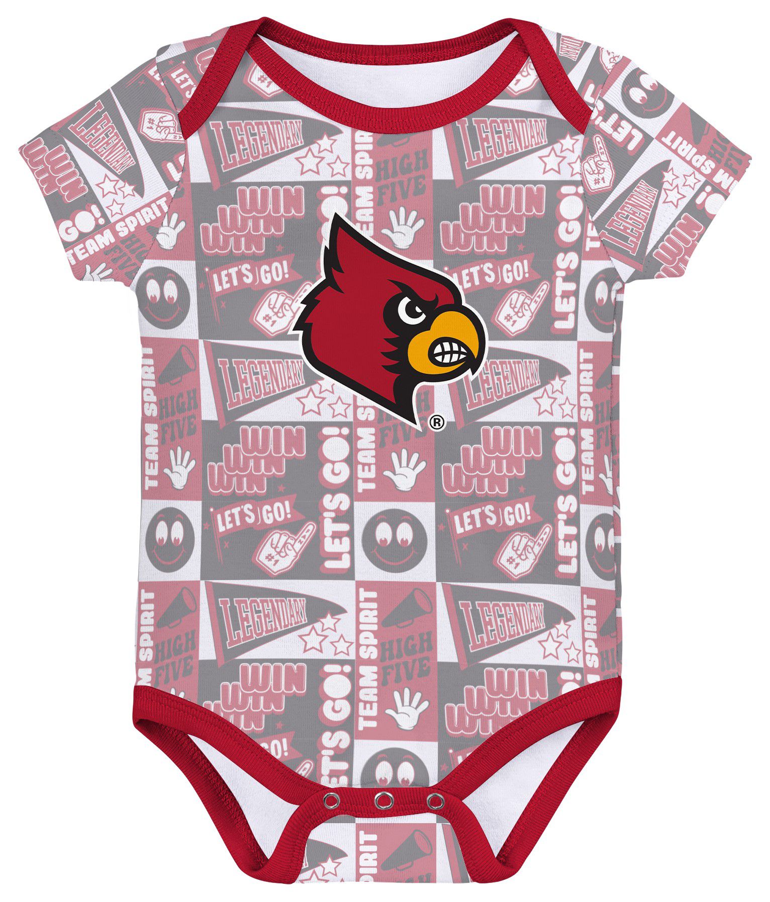 Gen2 Infant Louisville Cardinals Comics 3-Piece Creeper Set product image