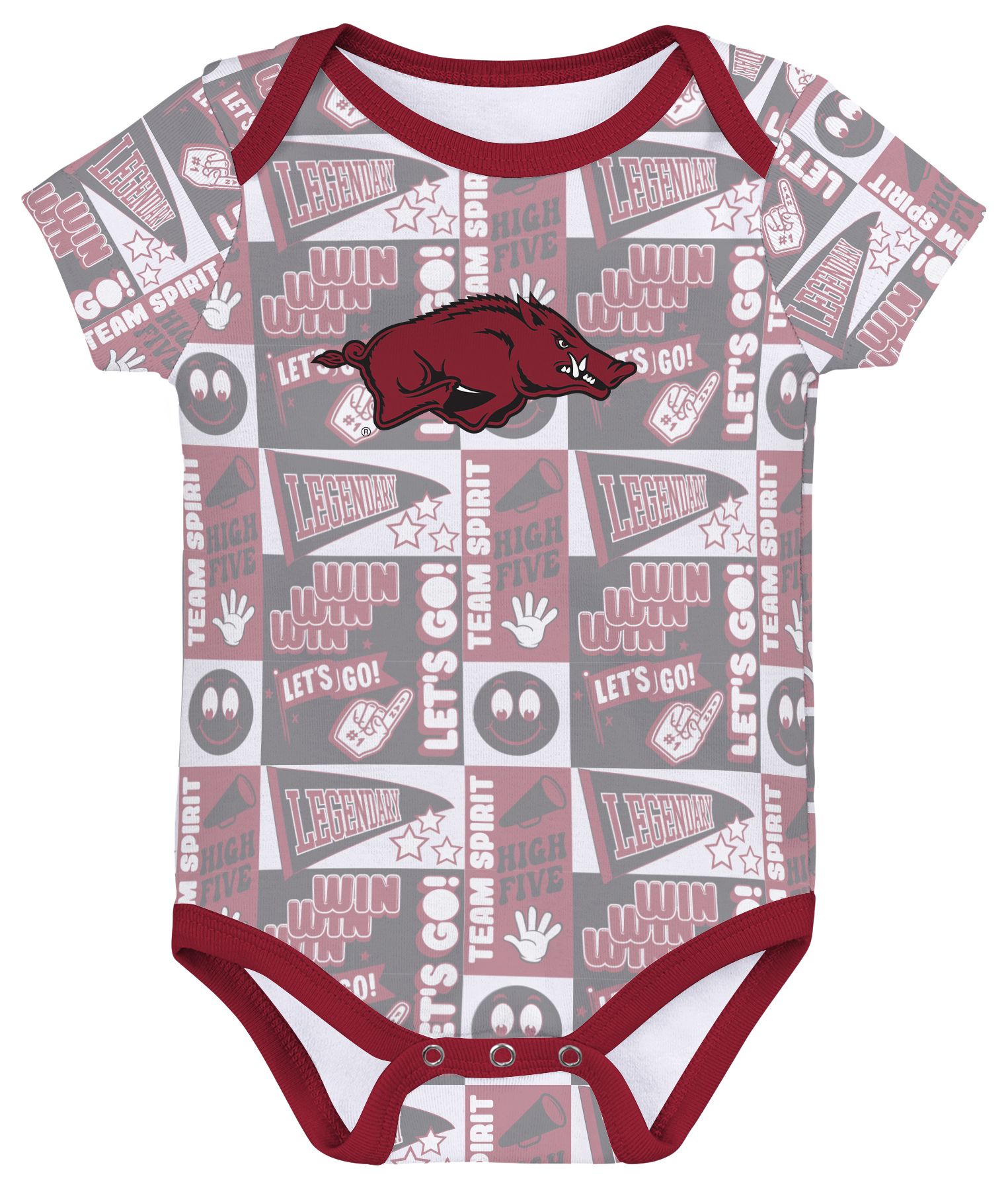 Gen2 Infant Arkansas Razorbacks Comics 3-Piece Creeper Set product image