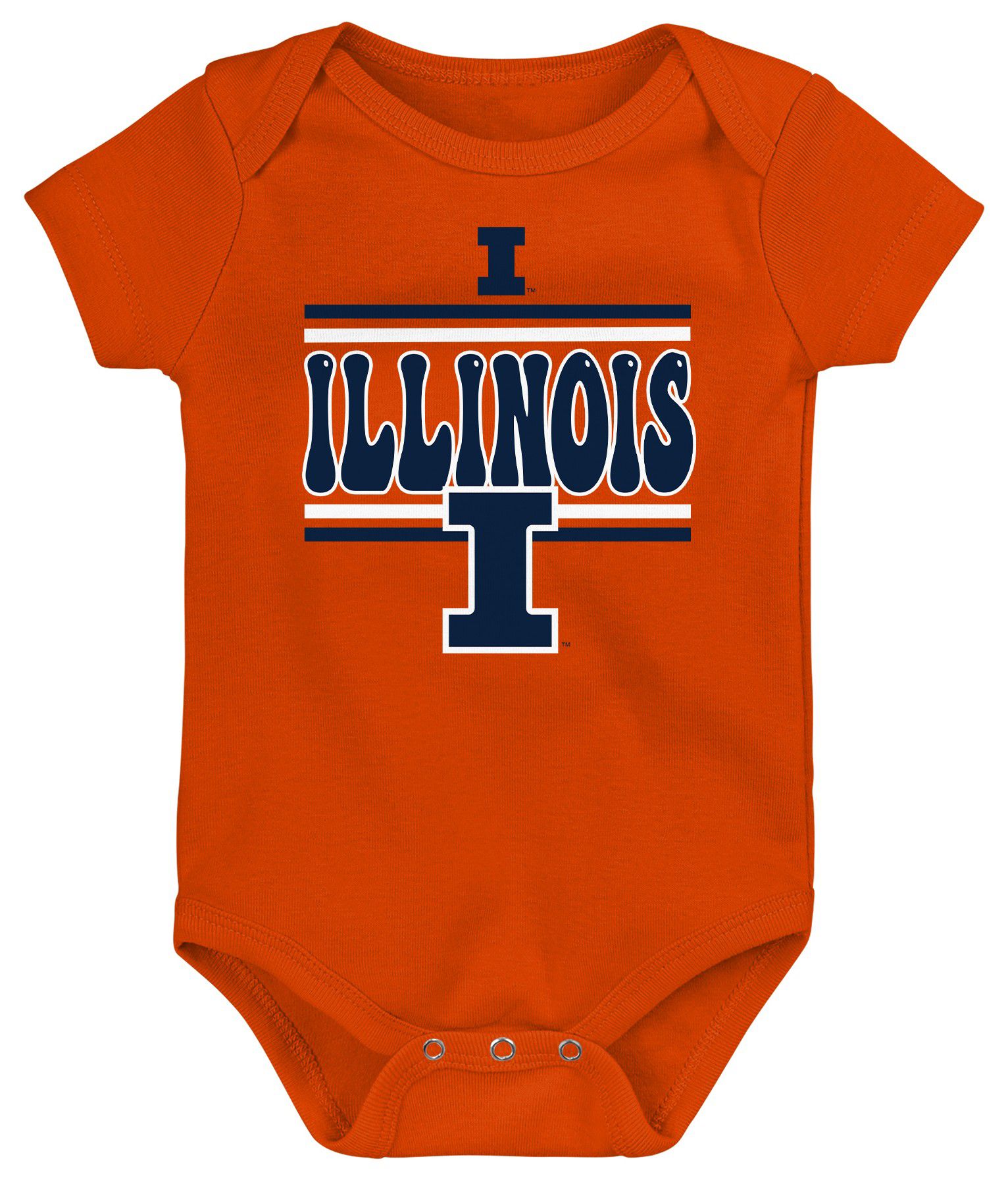 Gen2 Infant Illinois Fighting Illini Comics 3-Piece Creeper Set product image