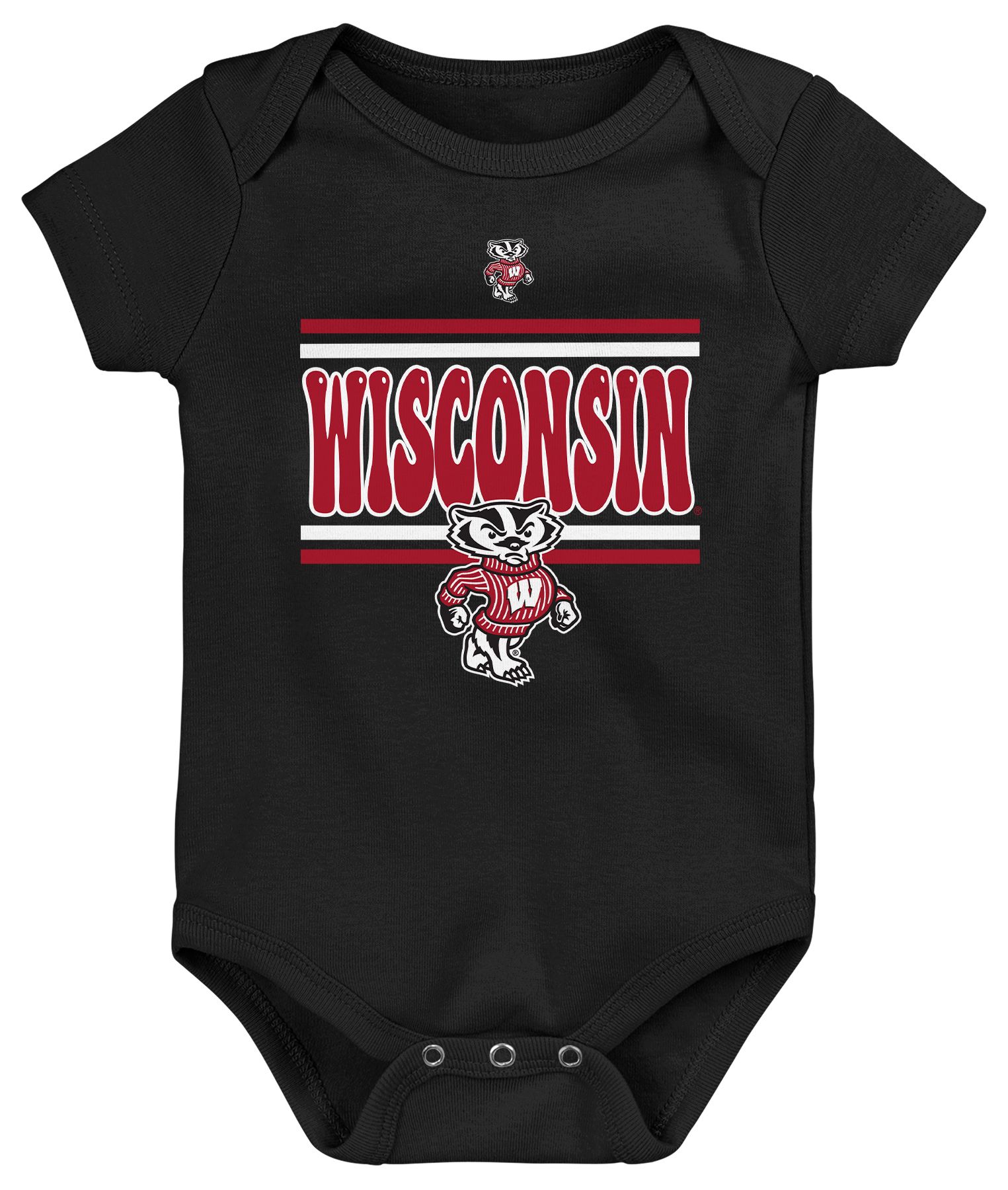 Gen2 Infant Wisconsin Badgers Comics 3-Piece Creeper Set product image