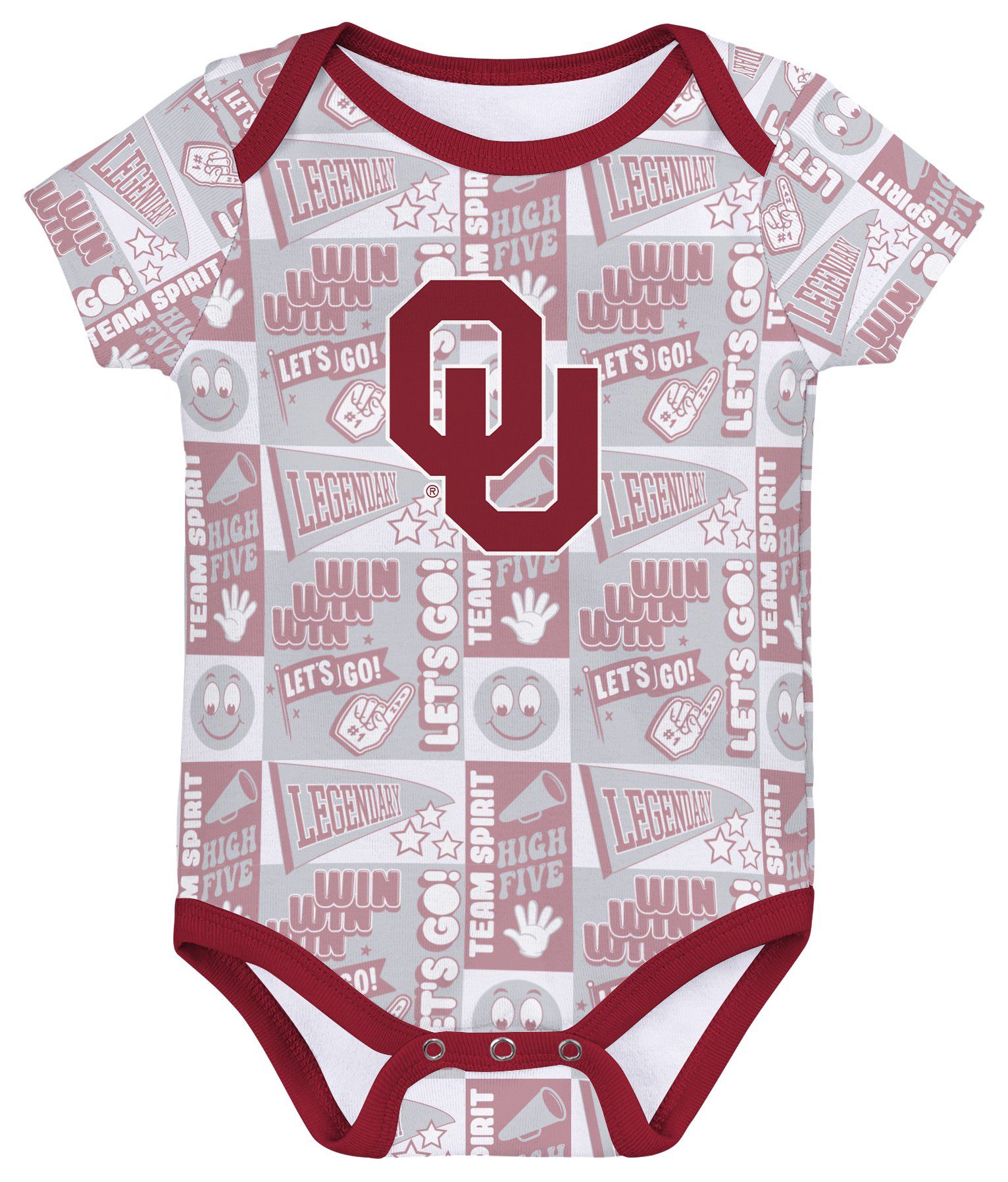 Gen2 Infant Oklahoma Sooners Comics 3-Piece Creeper Set product image