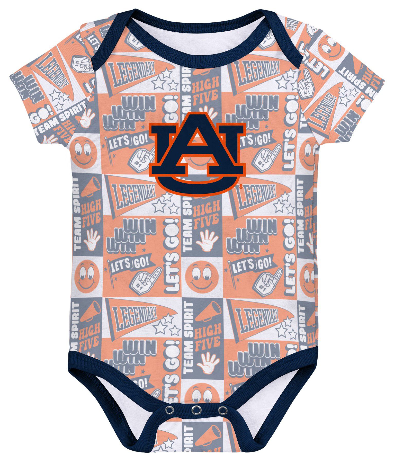 Gen2 Infant Auburn Tigers Comics 3-Piece Creeper Set product image