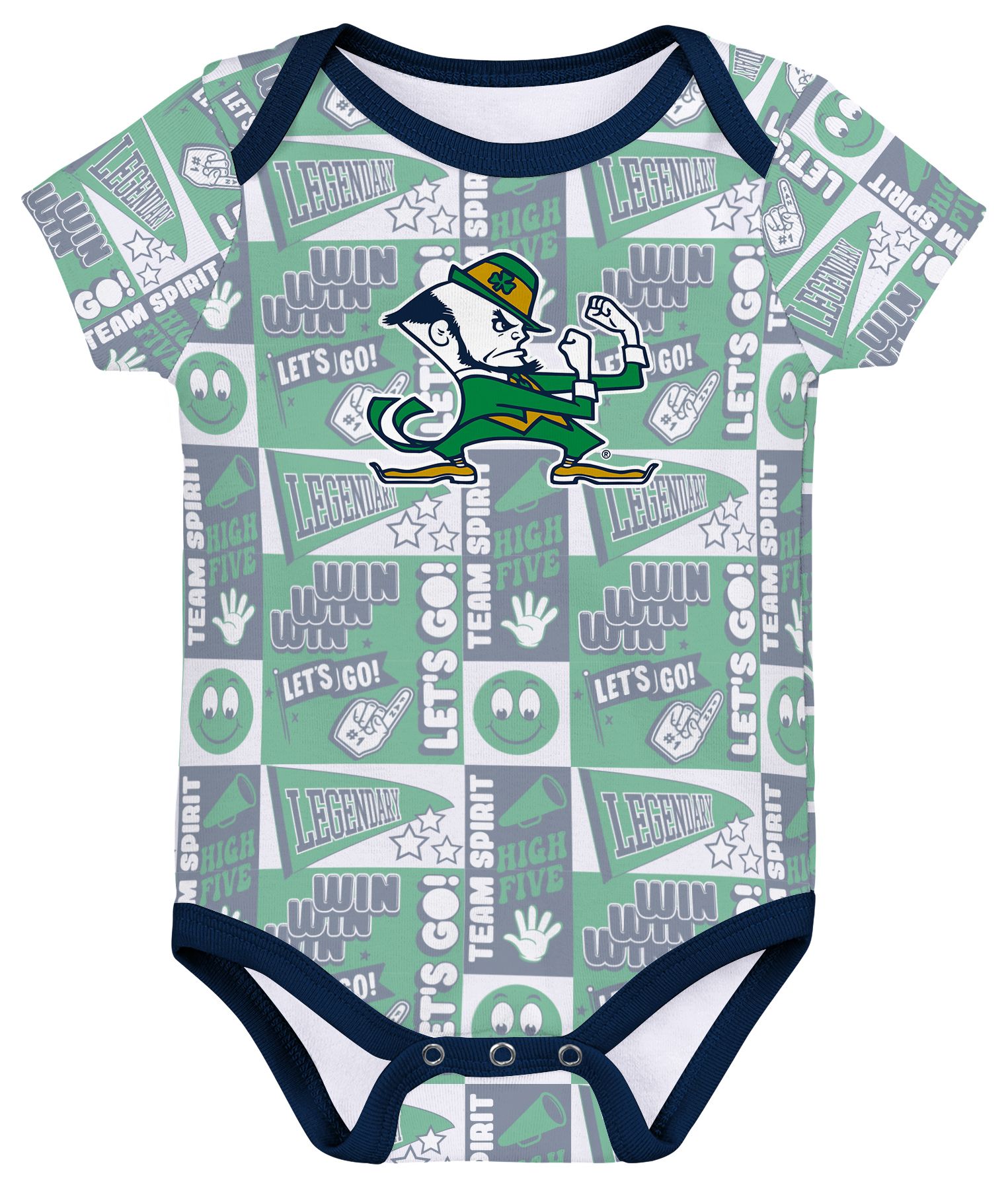 Gen2 Infant Notre Dame Fighting Irish Comics 3-Piece Creeper Set product image