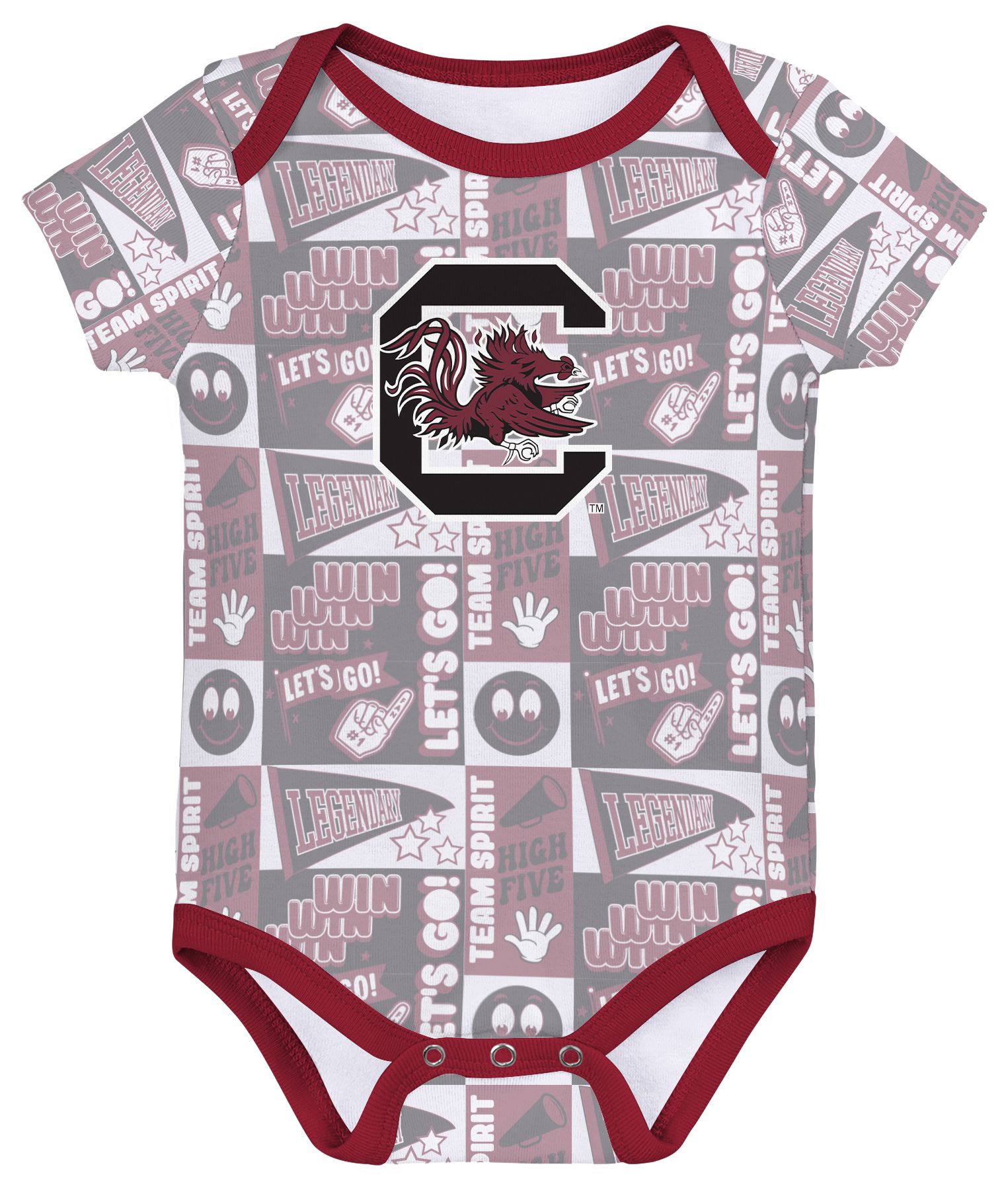 Gen2 Infant South Carolina Gamecocks Comics 3-Piece Creeper Set product image