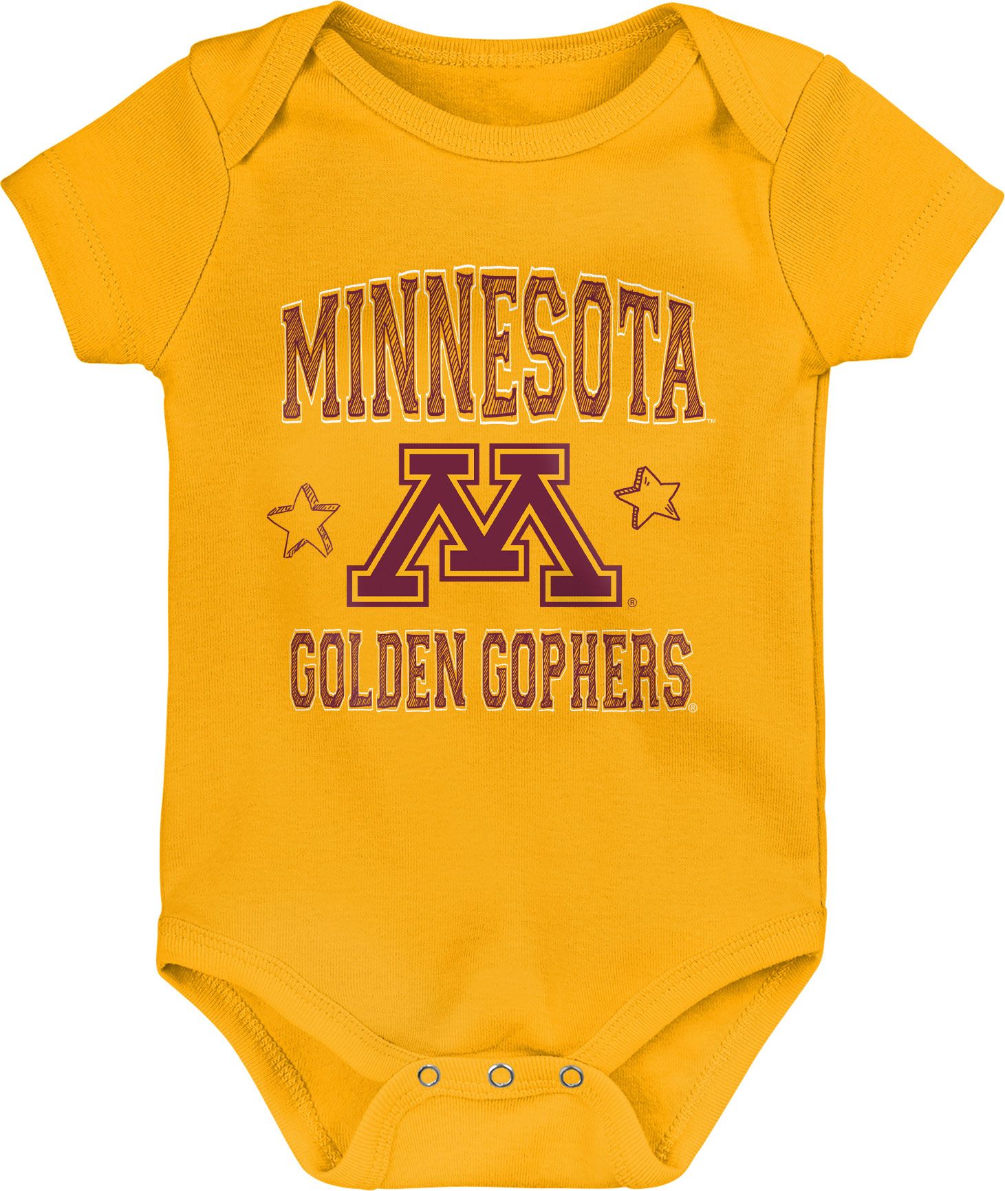 Gen2 Infant Minnesota Golden Gophers 3-Piece Creeper