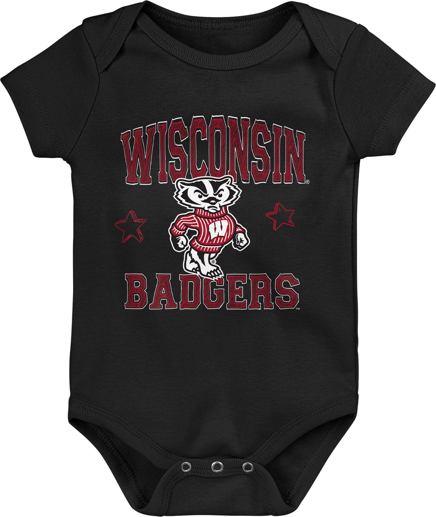 Gen2 Infant Wisconsin Badgers 3-Piece Creeper